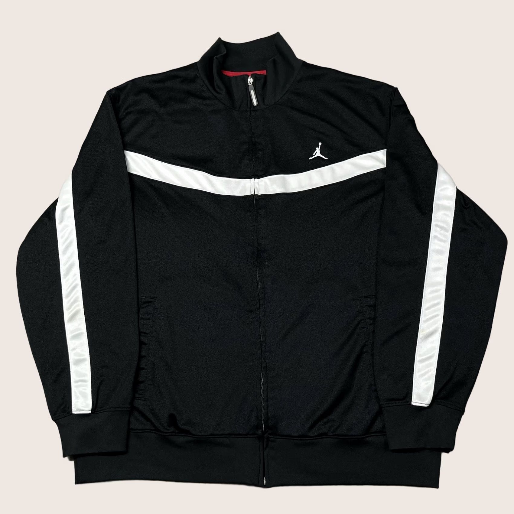 Jordan Brand Air Jordan Track Jacket Men XL Black Full Zip Jumpman Logo Basketball Y2K Retro Size US XL / EU 56 / 4 - 1 Thumbnail