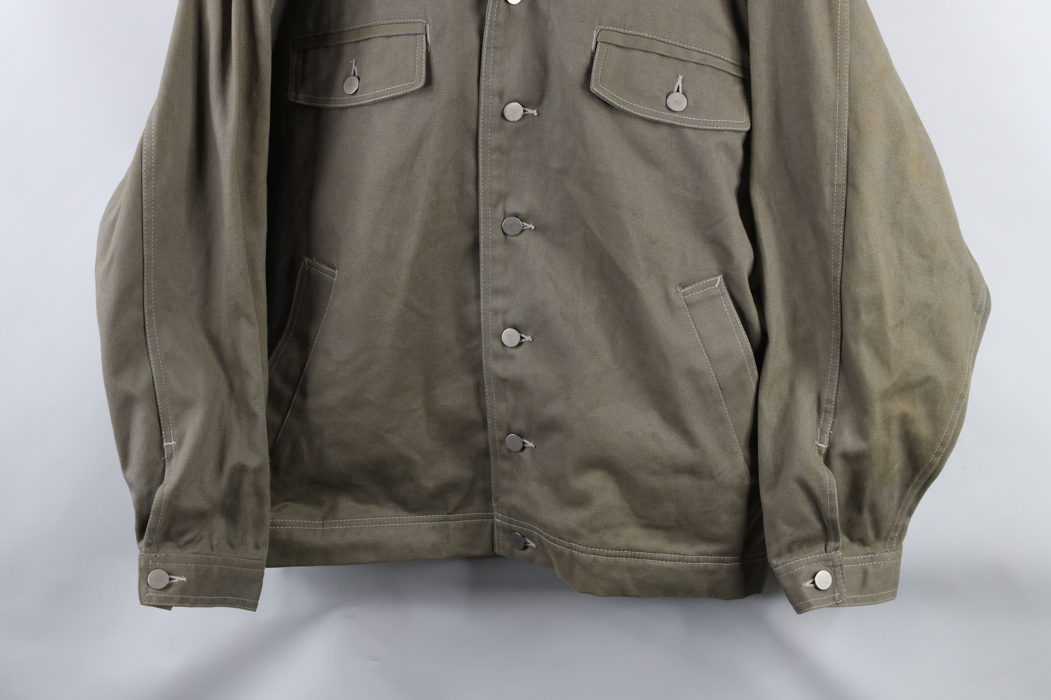 Marlboro × Vintage Vintage 90s Marlboro Leather Collar Lined Trucker Jacket Size US XL / EU 56 / 4 - 3 Thumbnail