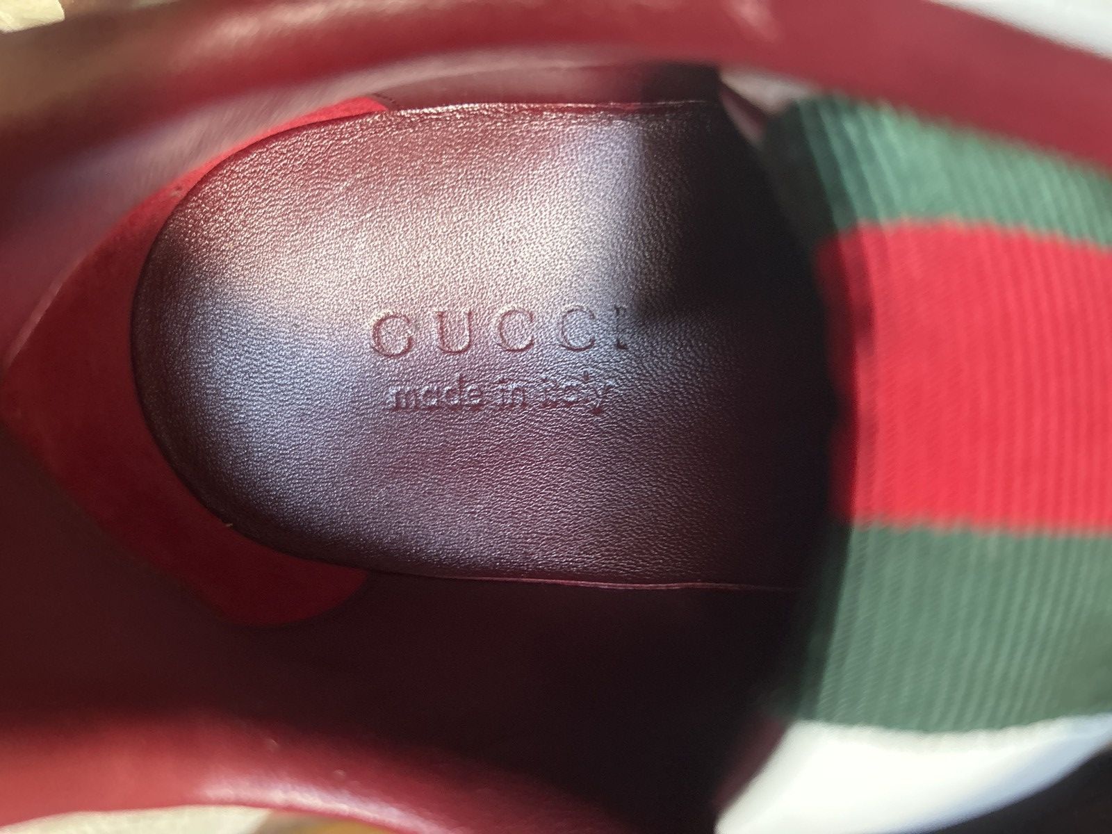 Gucci Limites edition maroon gucci shoes Size US 11.5 / EU 44-45 - 6 Thumbnail
