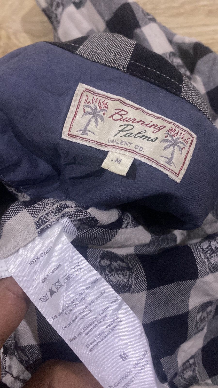 Other 🔥BURNING PALMS🔥 Skull knitted flannel Size US M / EU 48-50 / 2 - 6 Thumbnail