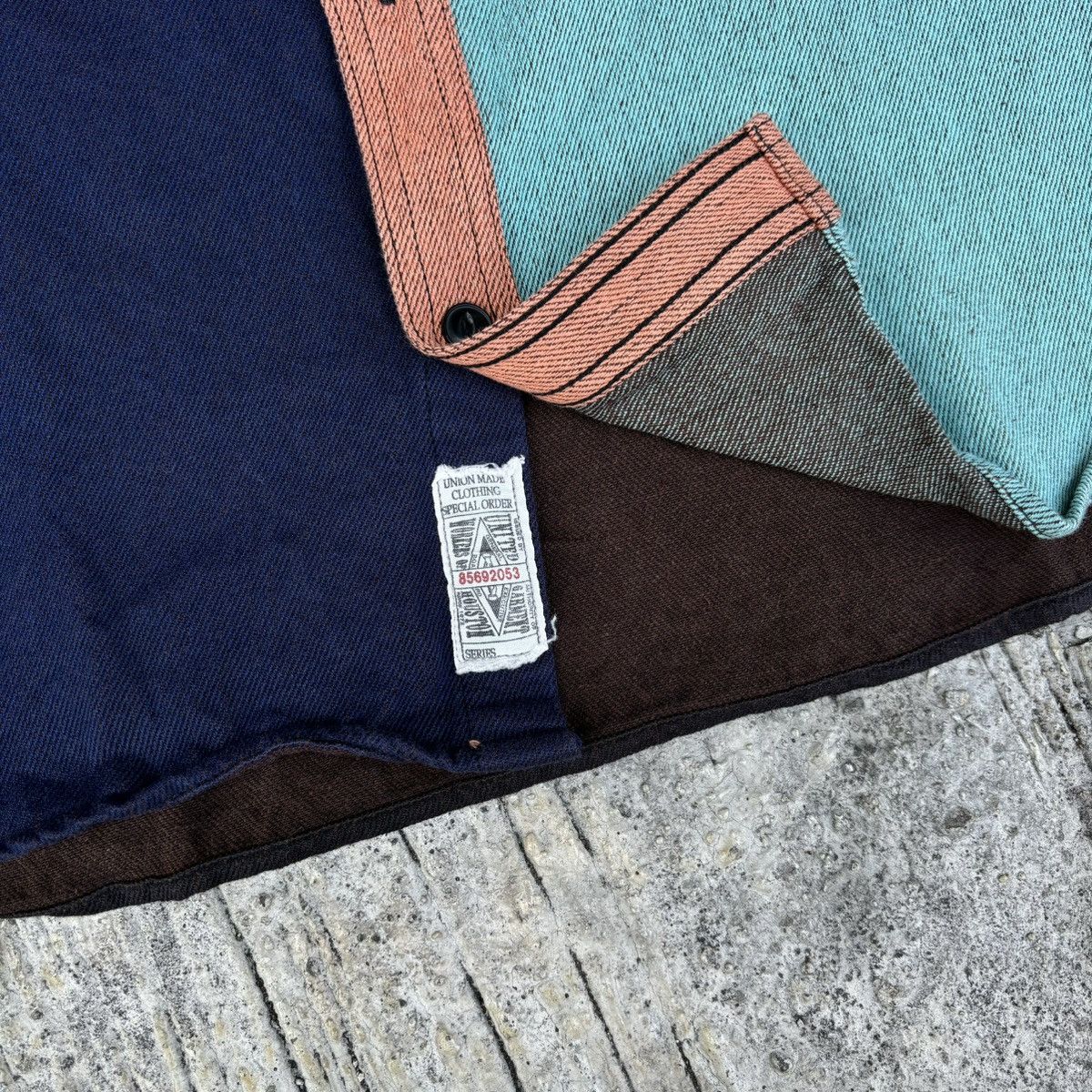 Japanese Brand Outer color block by Houston Size US XL / EU 56 / 4 - 7 Thumbnail
