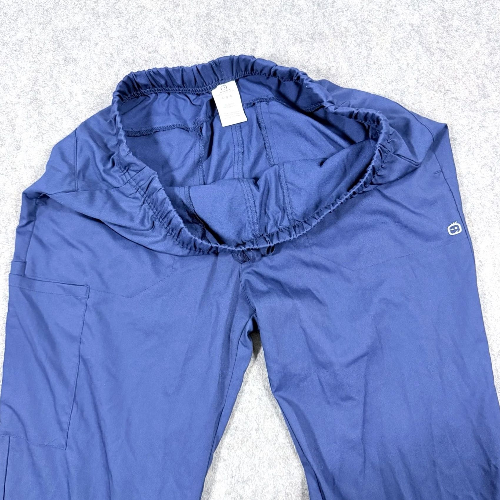 Vintage WonderWink Premiere Flex Scrub Pant Women's Blue size L 33x31 Modern Fit Premium Comfortable Premise Legacy (Vintage not applicable) Size 36" / US 14 / IT 50 - 4 Thumbnail