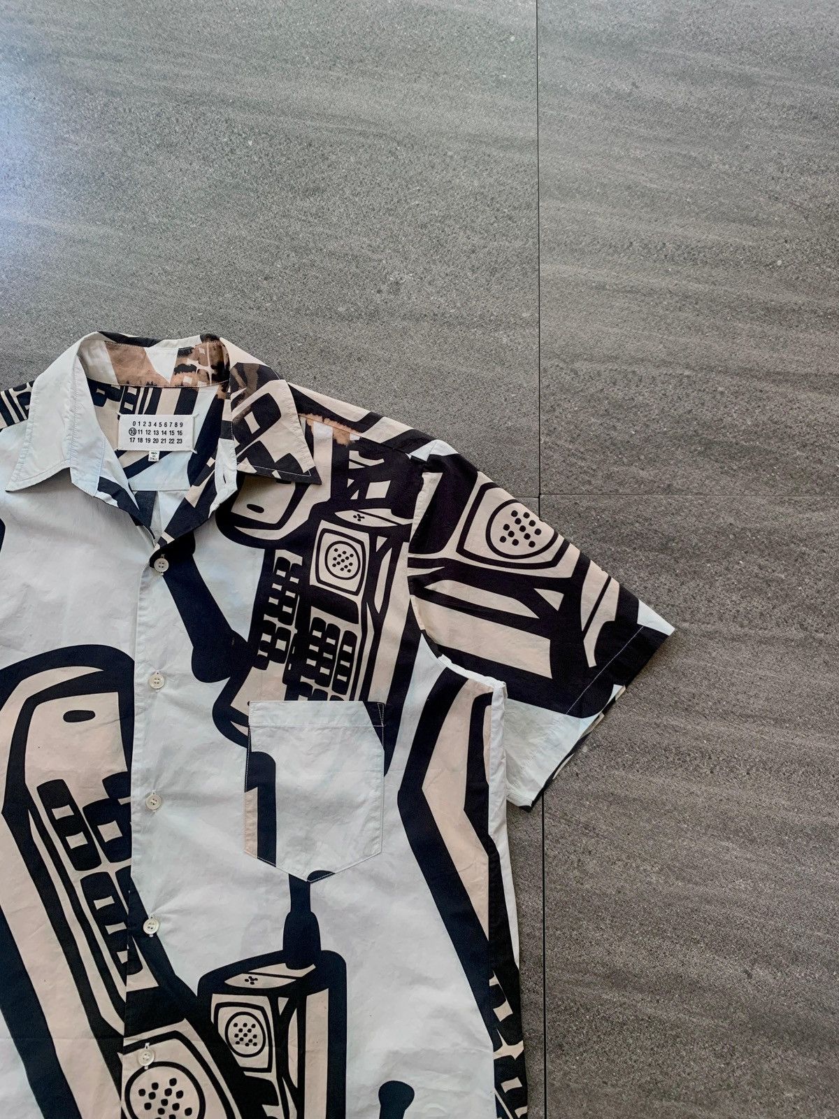 Maison Margiela FREE TAX! Telephone Printed Shirt Size US M / EU 48-50 / 2 - 3 Thumbnail