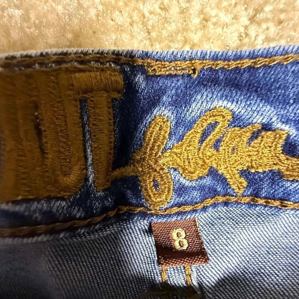 Vintage Kut From The Kloth Jeans Womens 8 Blue Stretch Skinny Medium Wash Denim 30x30 Size 30" / US 8 / IT 44 - 3 Thumbnail