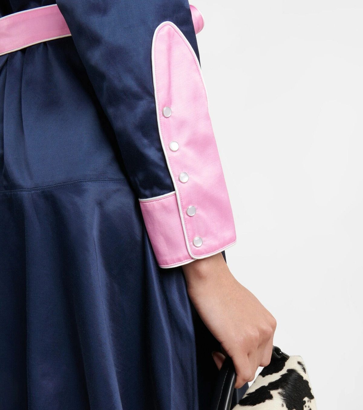 Kenzo o1y1025 Mini Dress in Midnight Blue/Pink Size S / US 4 / IT 40 - 5 Thumbnail