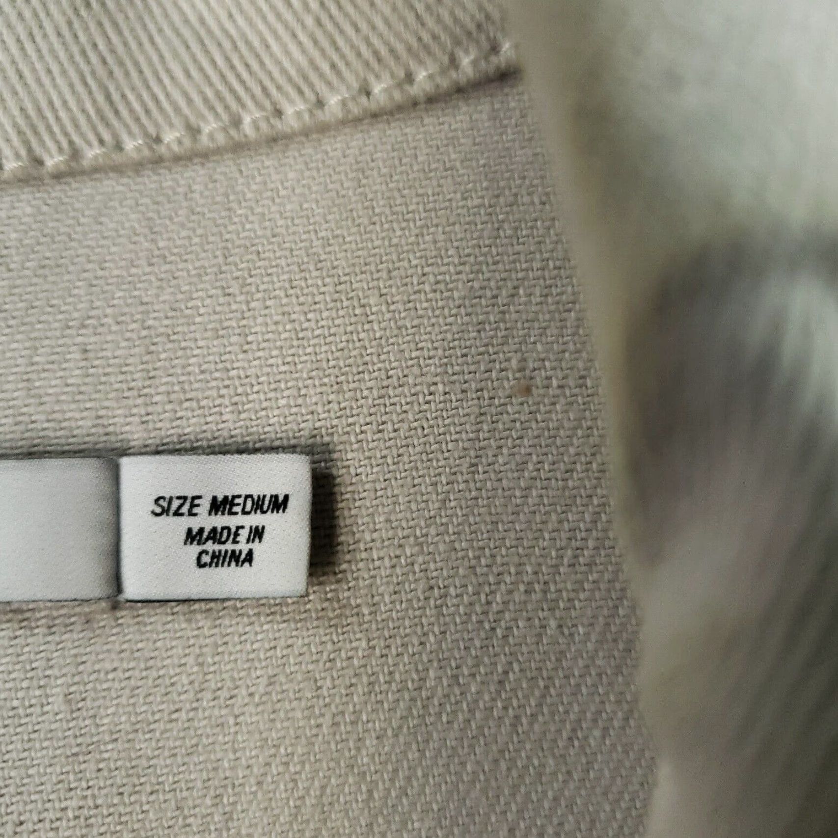 Alexander Wang Alexander Wang Jacket Womens Medium Beige Denim Patch Trucker Stretch - Mens? Size M / US 6-8 / IT 42-44 - 6 Thumbnail