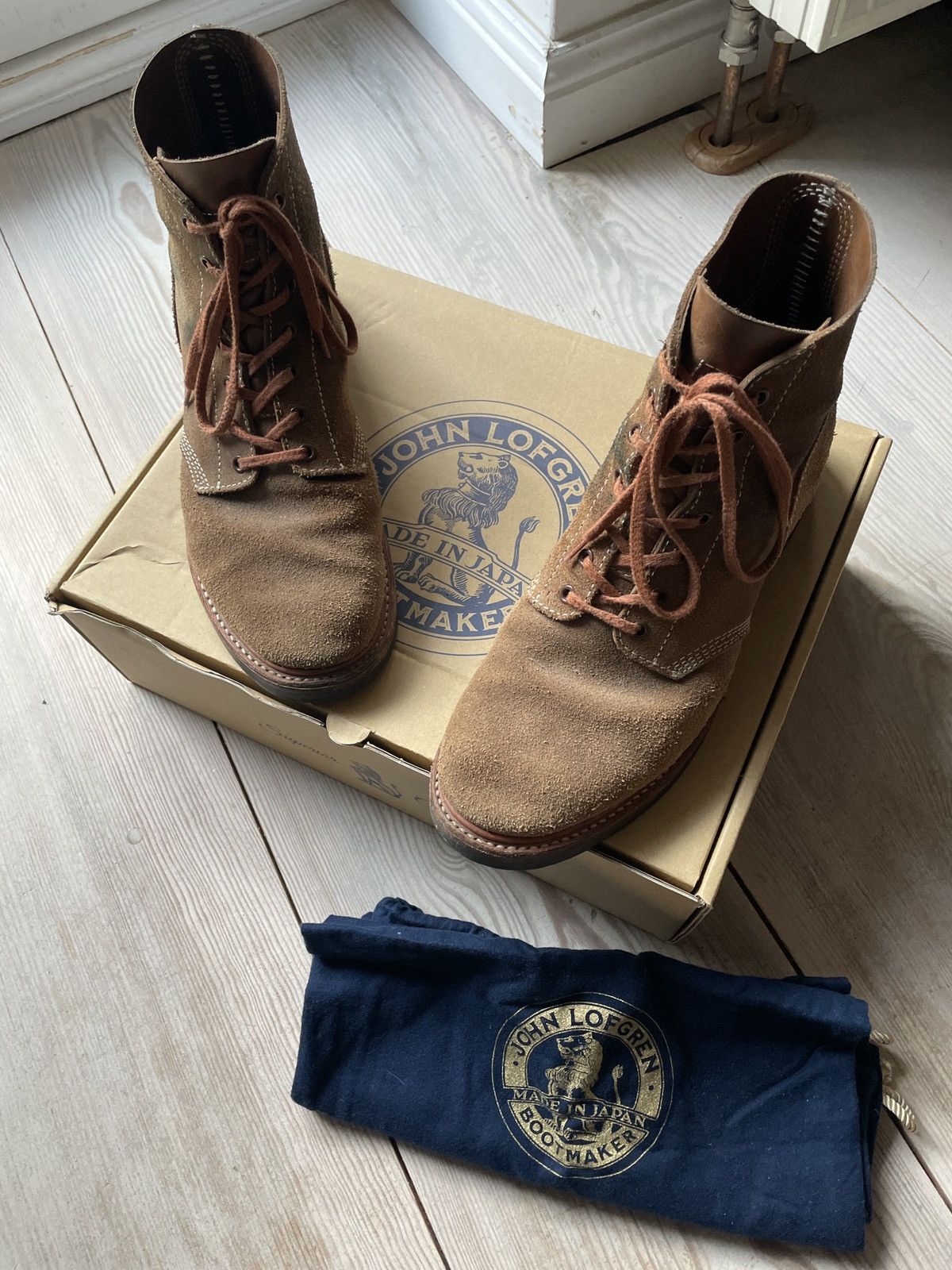 John Lofgren M-43 Service Boots - Natural CXL Roughout Size US 9.5 / EU 42-43 - 1 Thumbnail