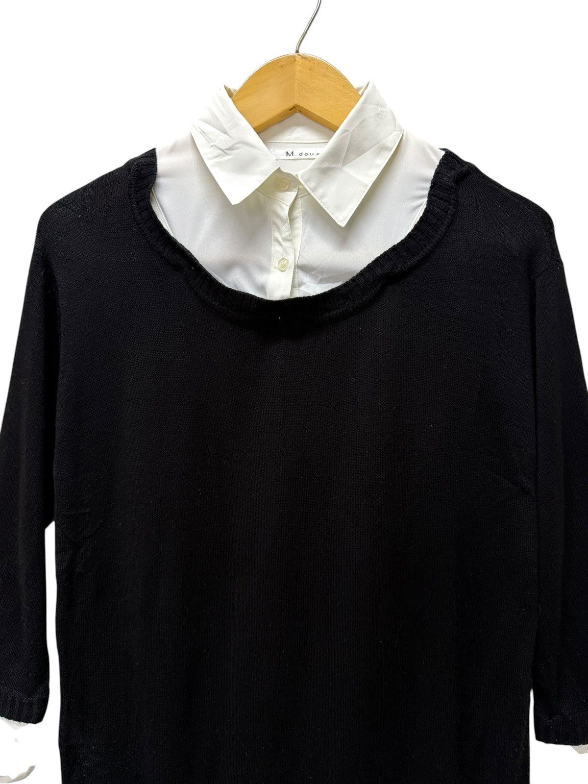 Aran Isles Knitwear Vintage M.deux Blouse Long Sleeve Knitwear Size M / US 6-8 / IT 42-44 - 4 Thumbnail