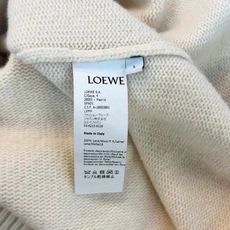 Other LOEWE Embroidered water crystal LOGO sweater Size L / US 10 / IT 46 - 4 Thumbnail