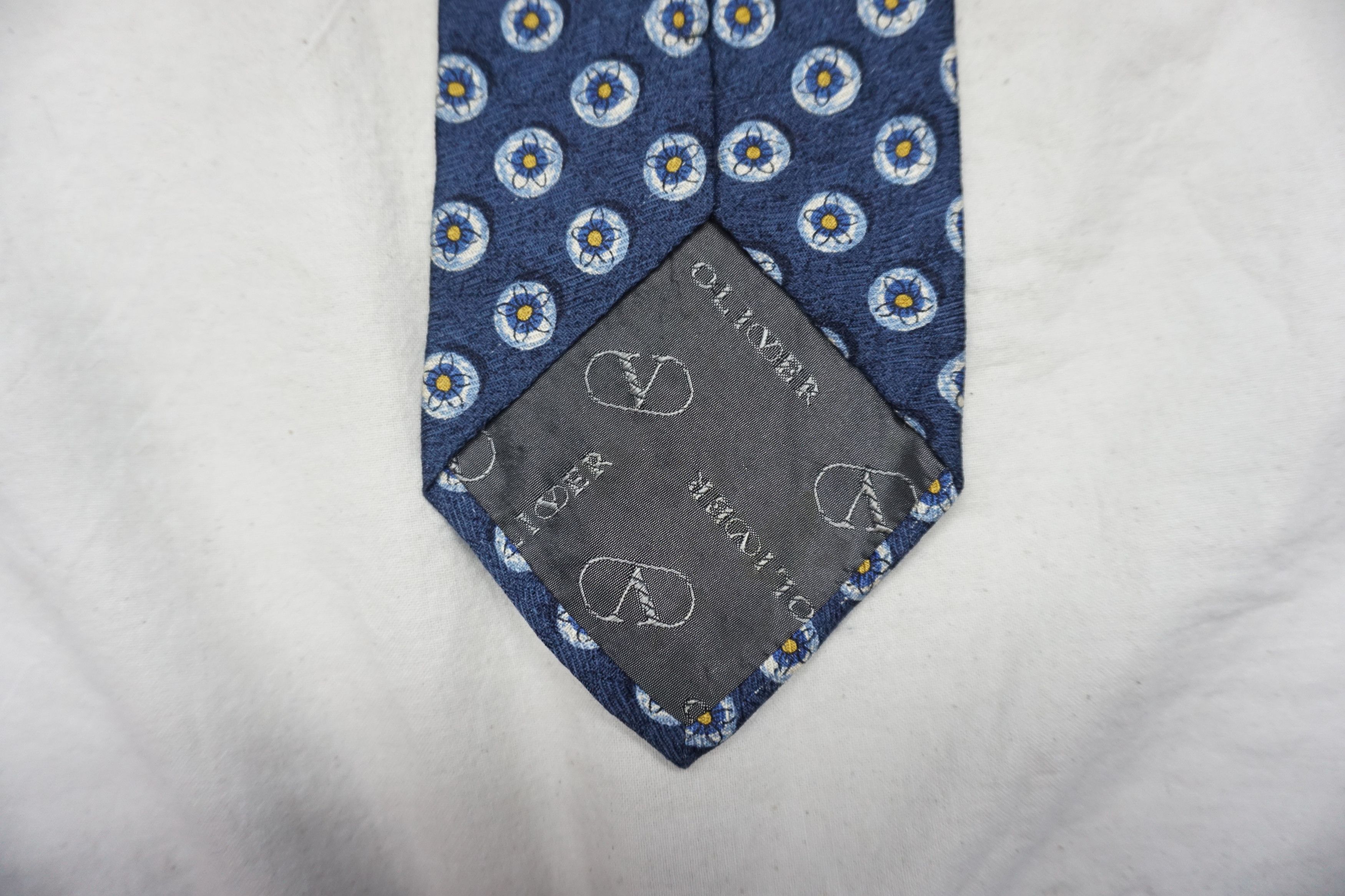 Valentino 90's Oliver by Valentino flower Pattern Necktie Size ONE SIZE - 6 Thumbnail