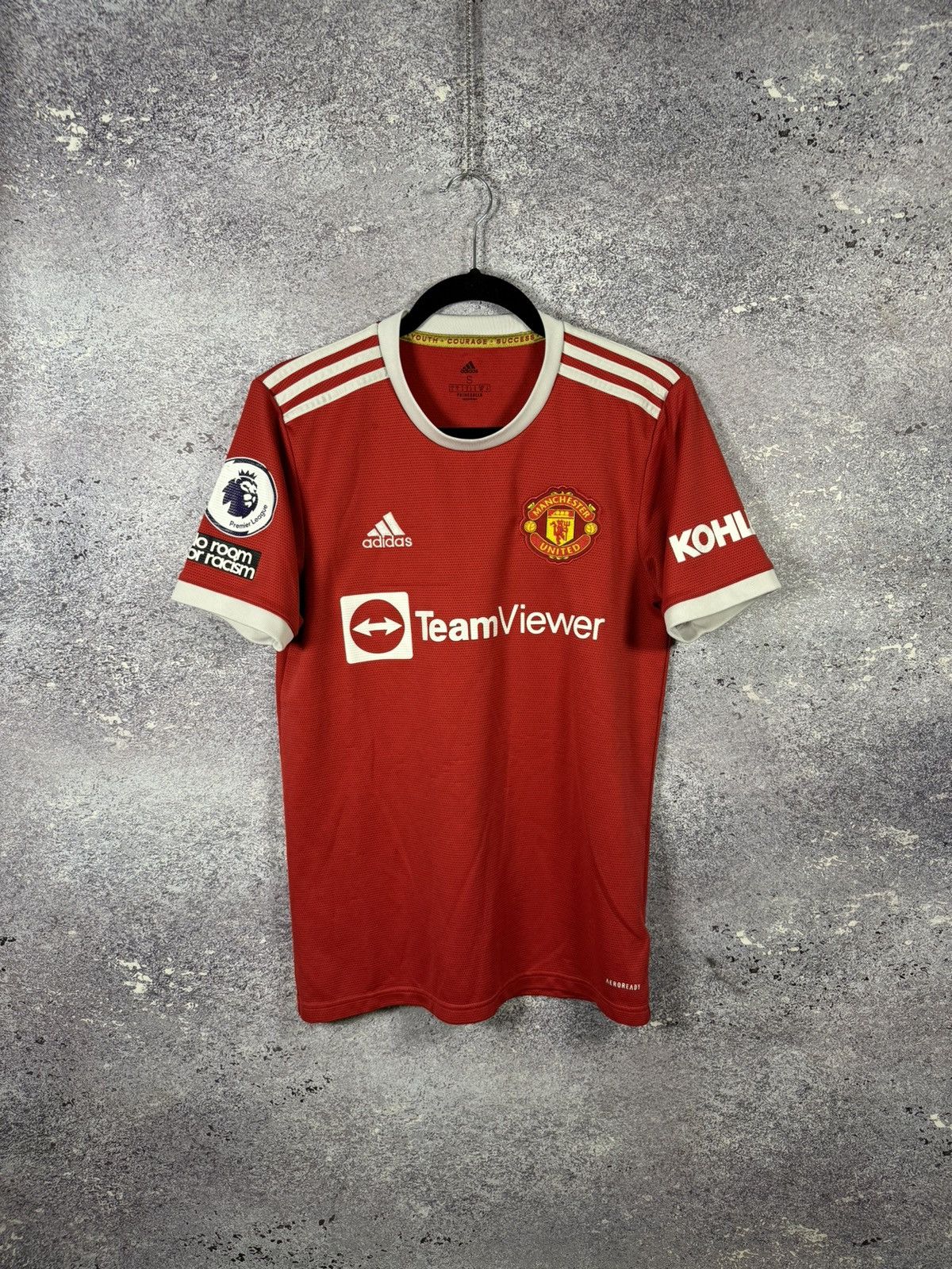 Adidas × Vintage RONALDO Manchester United 2021/22 Adidas Jersey Blockore S Size US S / EU 44-46 / 1 - 1 Thumbnail
