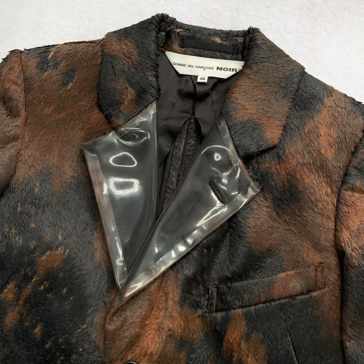 Comme des Garcons COMME des Garcons NOIR AW2005 Faux Fur Shrimp Tail Blazer Size S / US 4 / IT 40 - 5 Thumbnail