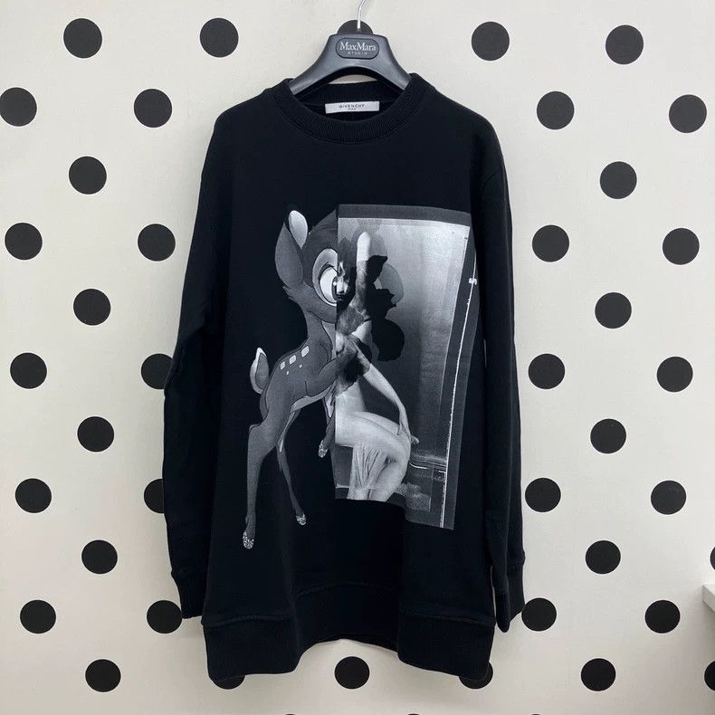 Givenchy Givenchy Black Bambi Patchwork Sweater, XS size Size US XS / EU 42 / 0 - 1 Thumbnail