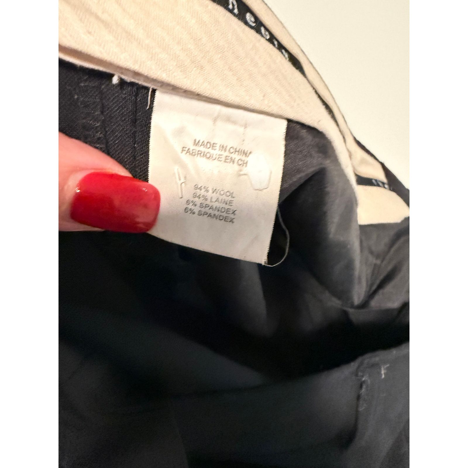 Theory Theory Black Wool Blend Tailored Pants Women Size 4 - B022 Size 27" / US 4 / IT 40 - 7 Thumbnail