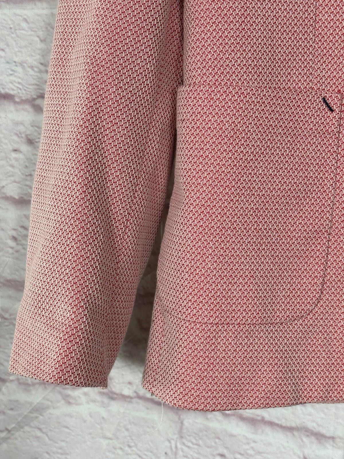 Other Boys Pink Textured Blazer with Paisley Lining Size 8/9 Size US M / EU 48-50 / 2 - 3 Thumbnail