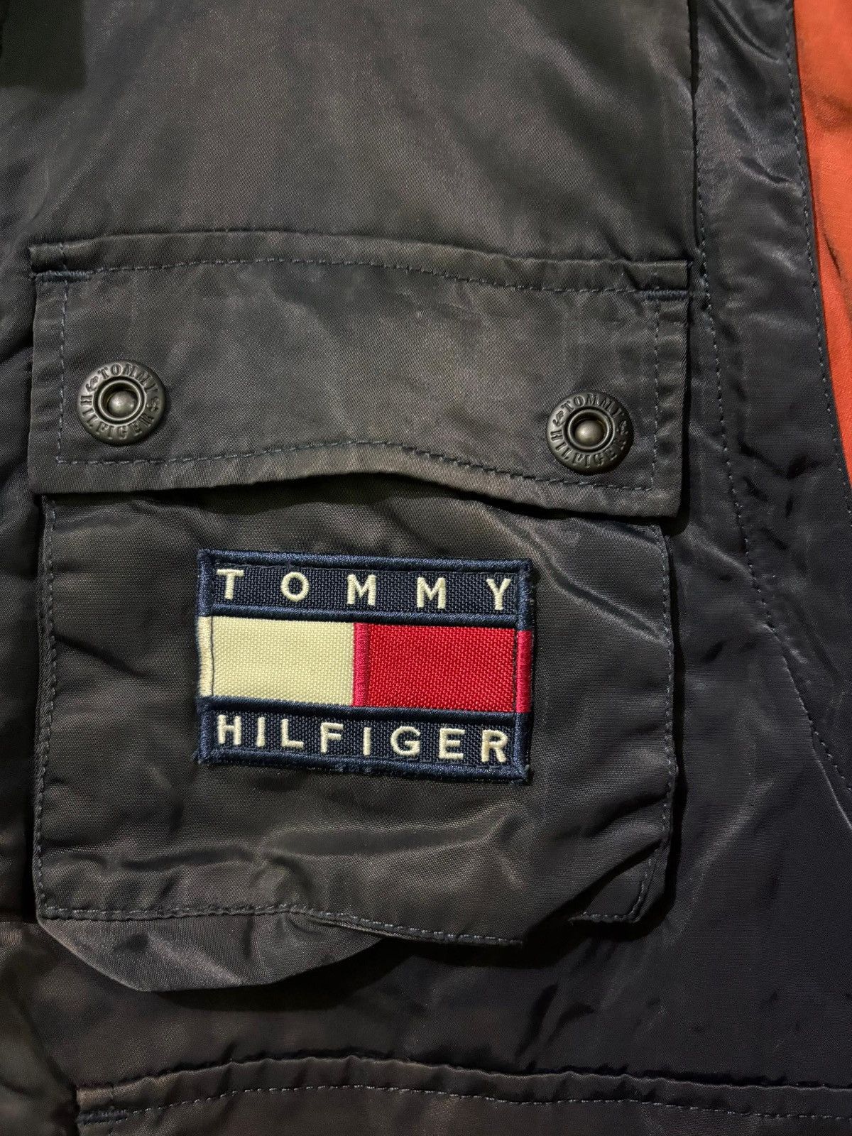 Tommy Hilfiger × Vintage VTG 90 Tommy Hilfiger Rescue Squad Jacket Foul Weather issue Size US M / EU 48-50 / 2 - 11 Thumbnail