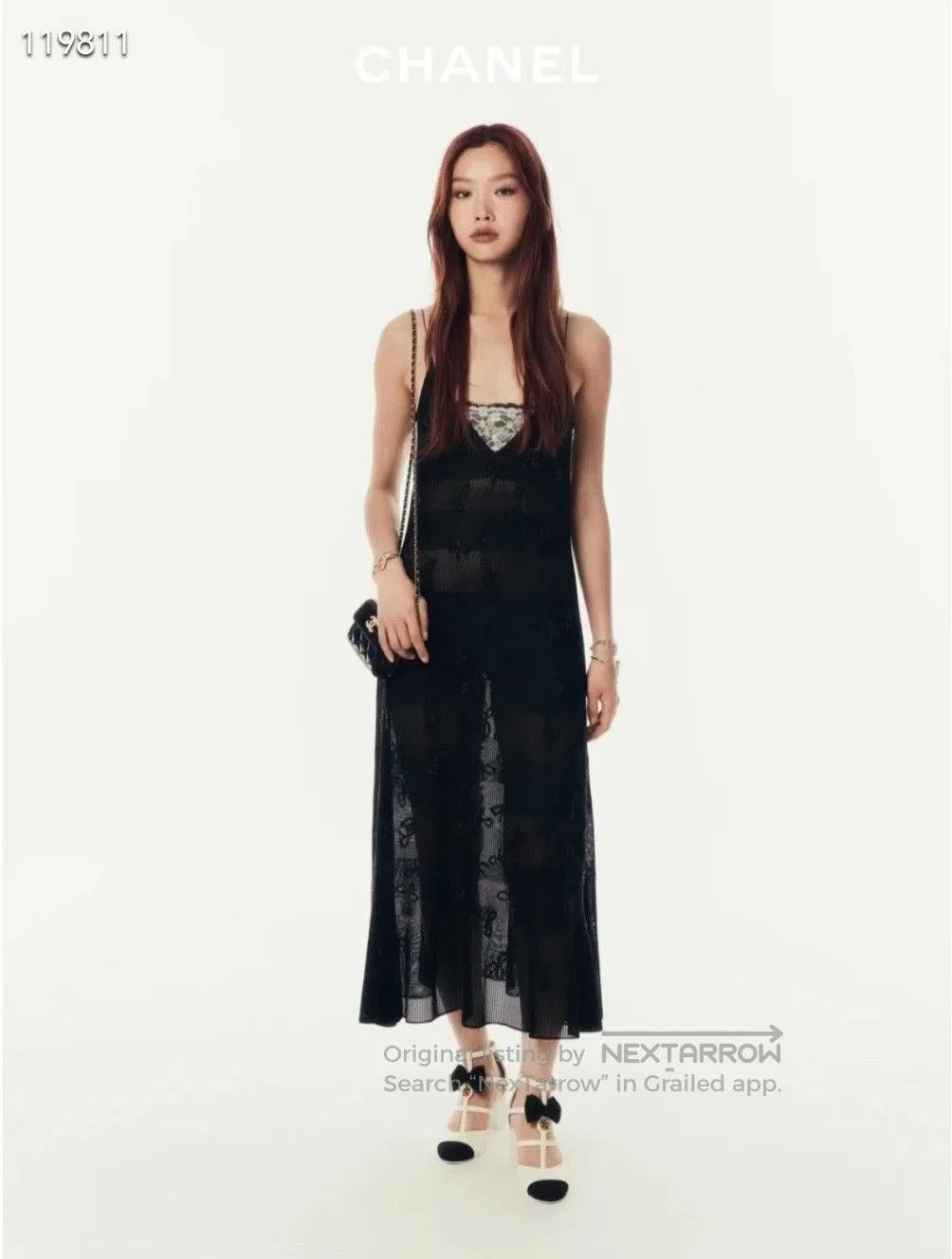 Chanel Chanel 2024 Crystal Bow Cutout Dress. Size S / US 4 / IT 40 - 9 Thumbnail