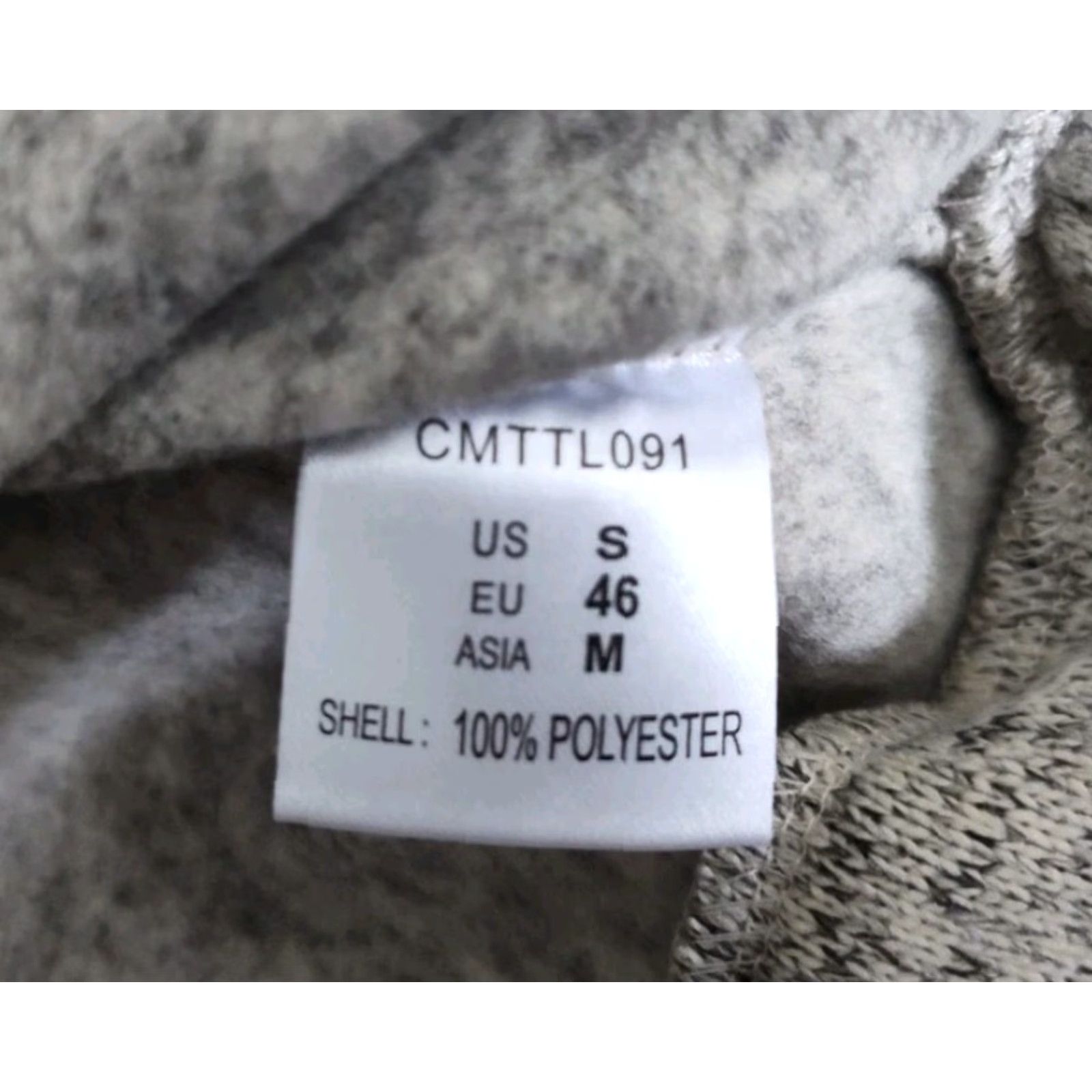 Vintage H 2H Mens S Cream Gray Marled Knit Pullover Sweater 1/4 Button Mock Neck NWT S Size US S / EU 44-46 / 1 - 5 Thumbnail