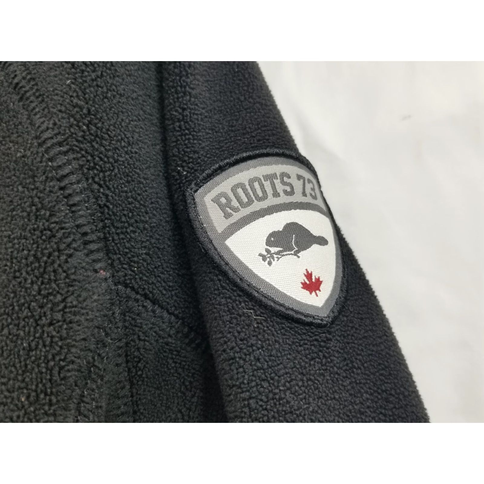 Roots Roots 73 Fleece Jacket Men Black Embroidered Full Zip Long Sleeve Logo Size XL Size US XL / EU 56 / 4 - 5 Thumbnail