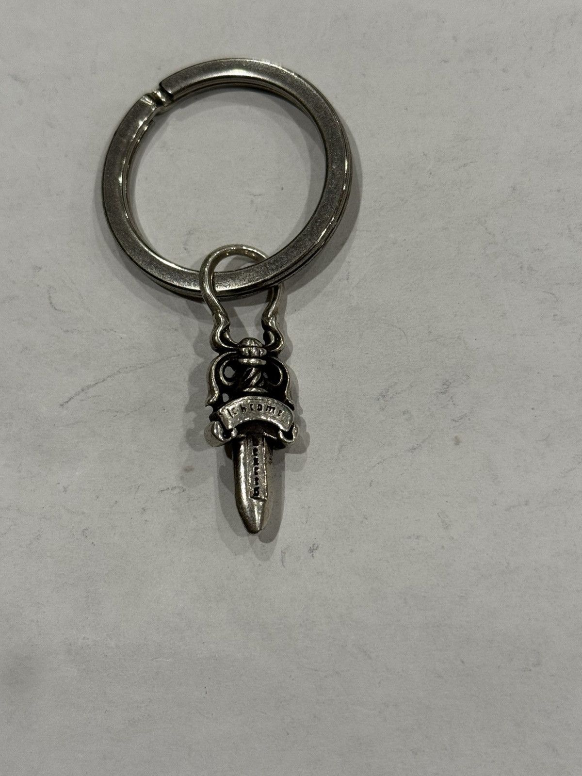 Chrome Hearts Chrome Hearts Dagger Pendant Keychain Silver Split Ring #5 Size ONE SIZE - 9 Thumbnail