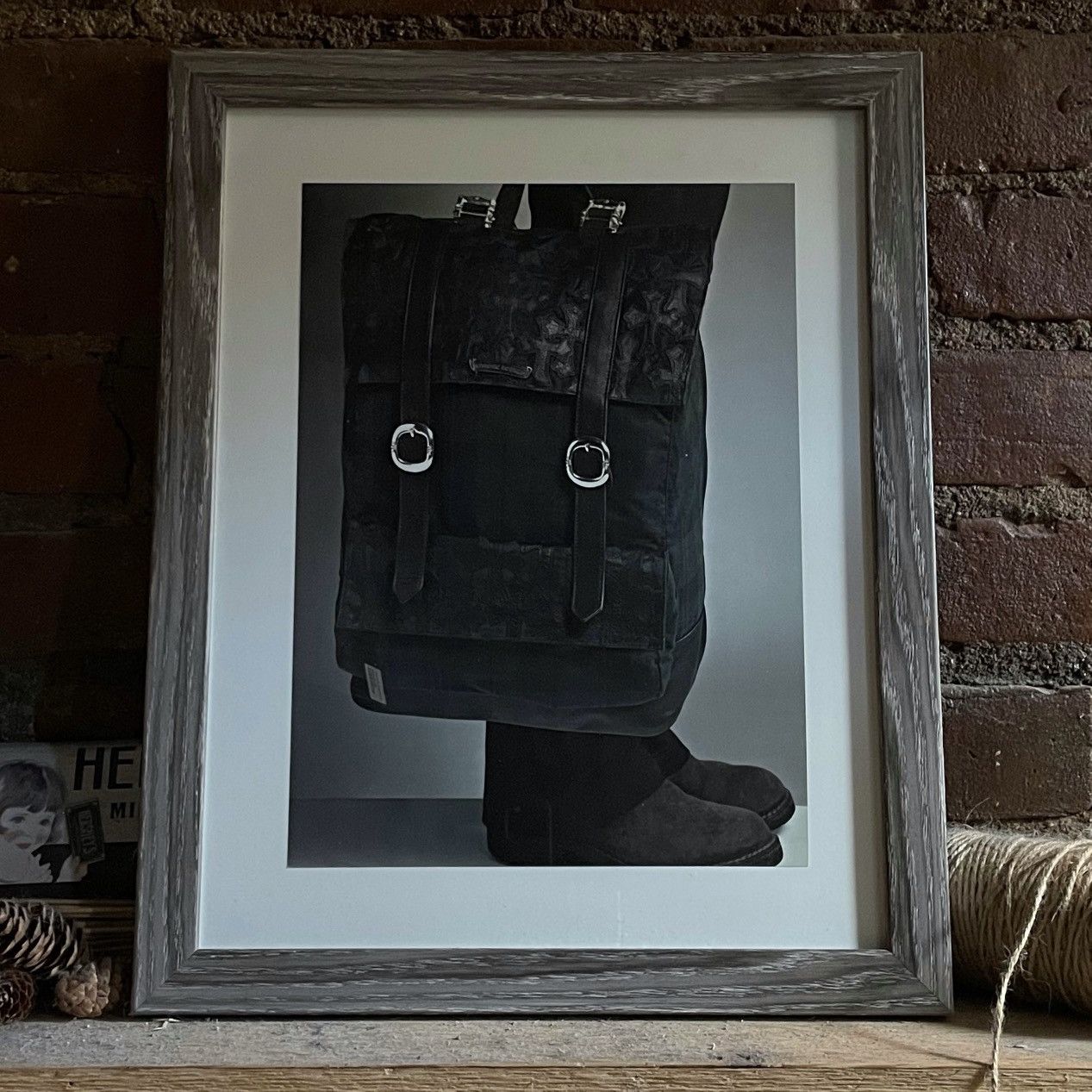Chrome Hearts Chrome Hearts Black & Silver Leather Bag w/ Crosses Poster Size ONE SIZE - 2 Thumbnail