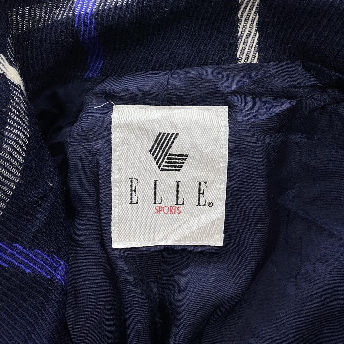 Other ELLE SPORTS Italian Designer Check Tartan Blue Blazer Coat Size S / US 4 / IT 40 - 3 Thumbnail
