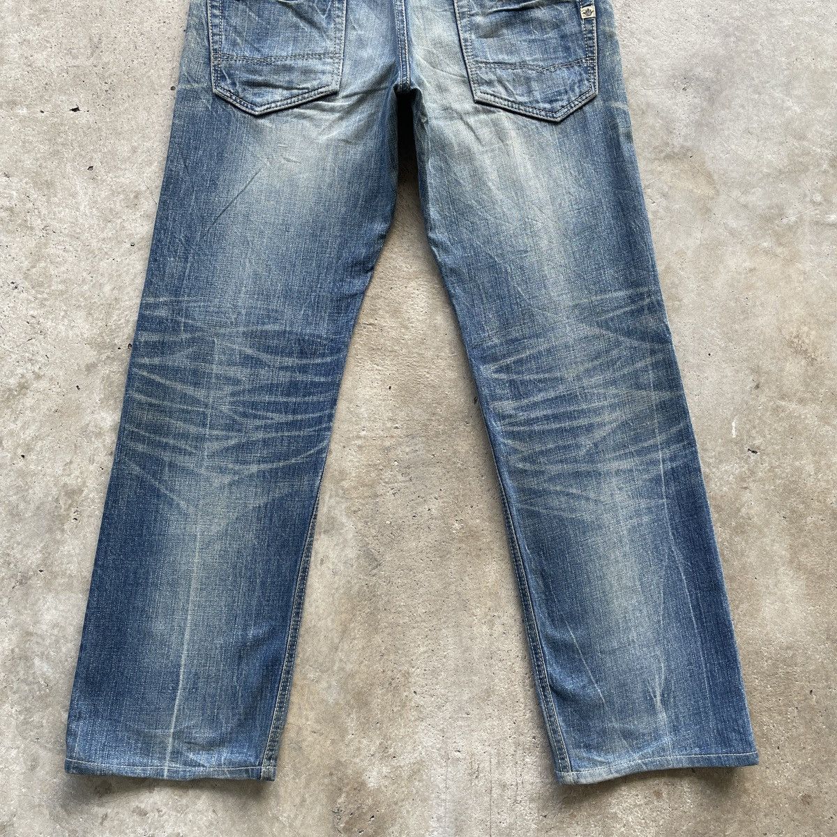 Japanese Brand × Jean × Vintage Vintage Brapper’s Japan Rusty Wash Distressed Jeans Pants Size US 32 / EU 48 - 10 Thumbnail