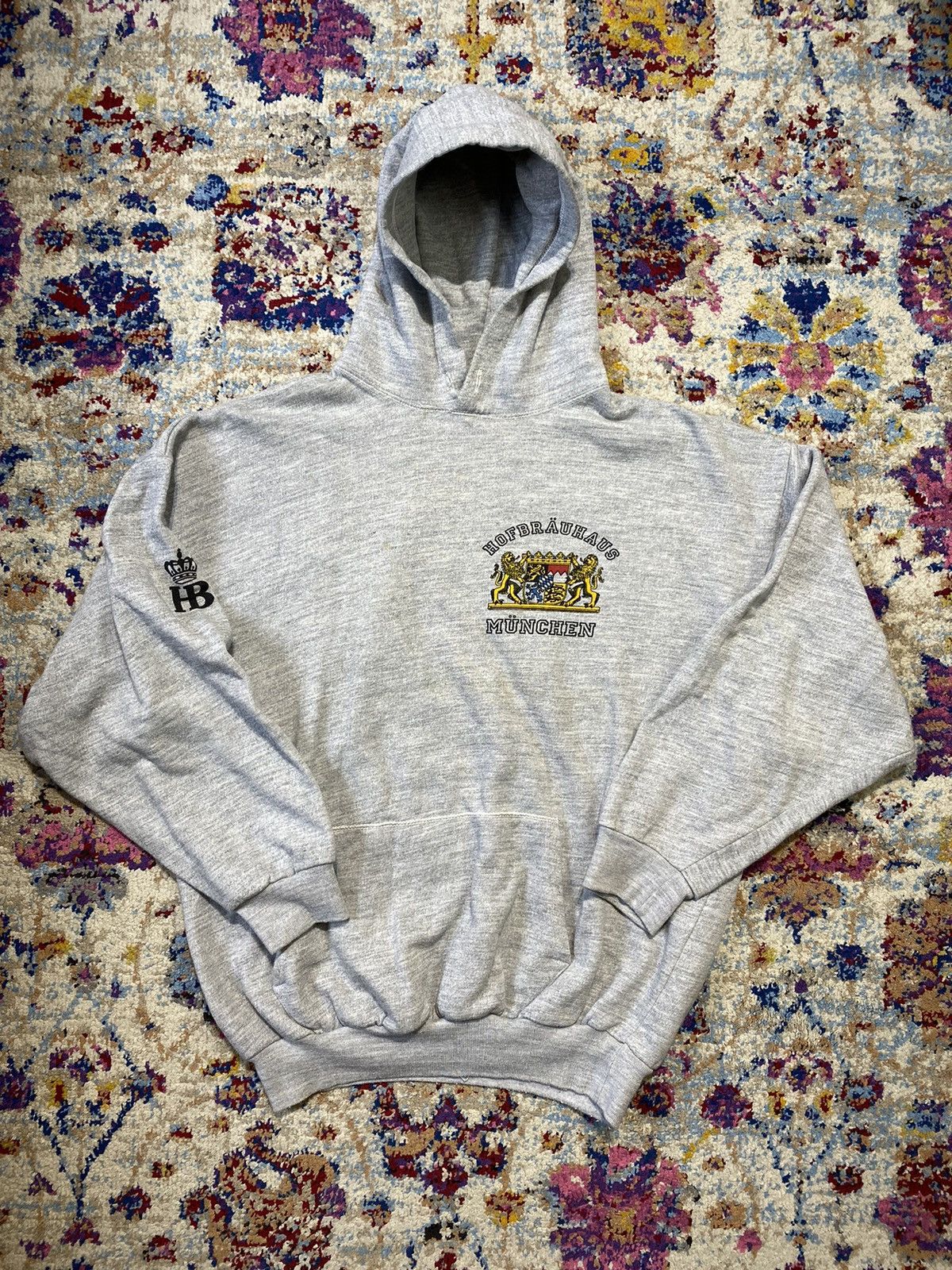 Vintage Vintage Germany Hofbrauhaus Munchen Oversized Pullover Size US XL / EU 56 / 4 - 1 Thumbnail