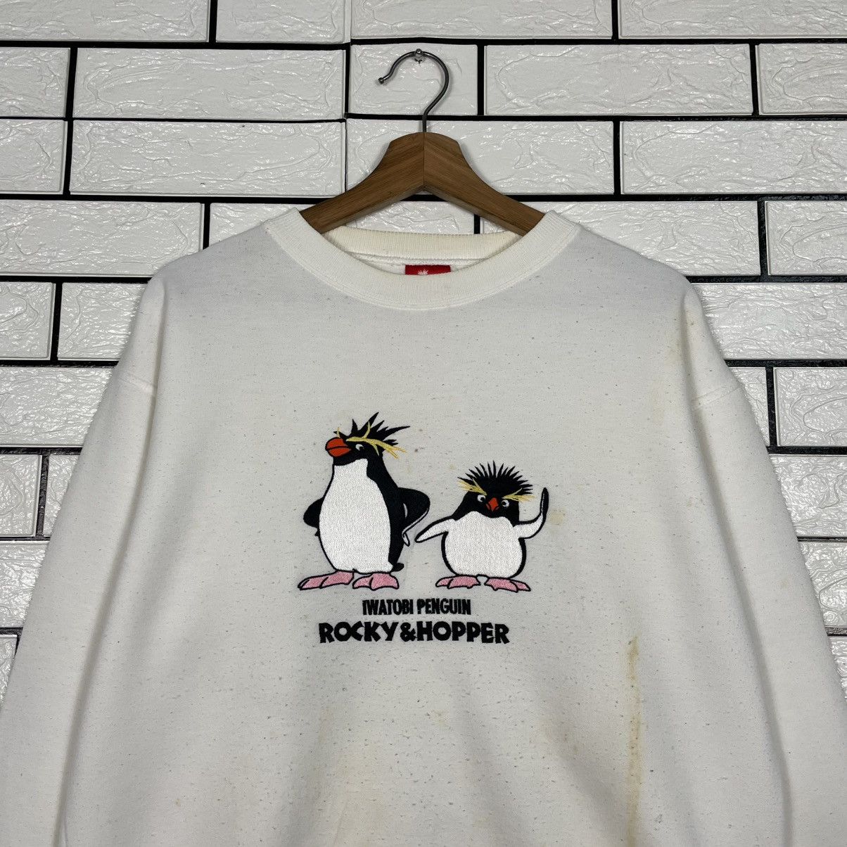 Japanese Brand Rocky & Hopper Big Logo Crewneck Sweatshirt Size US S / EU 44-46 / 1 - 2 Thumbnail