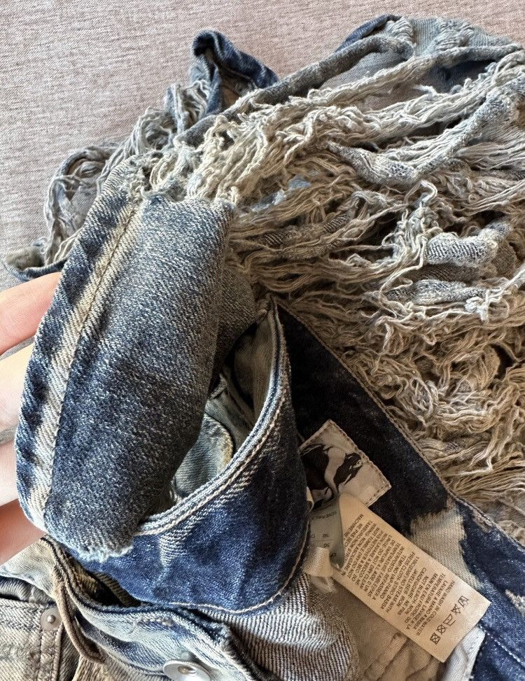 Rick Owens Rick Owens 23FW Show Style Corrupt and Damaged Trumpet Jean Size US 32 / EU 48 - 6 Thumbnail