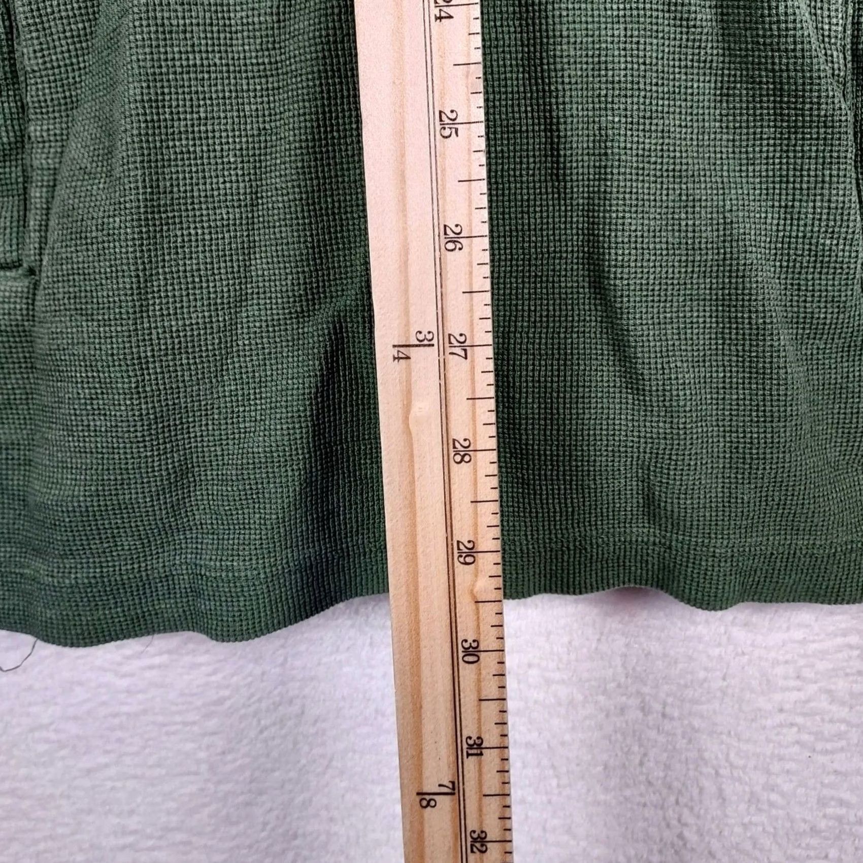 Carhartt Carhartt Waffle Knit Quarter Zip Pullover Sweatshirt Green 100% Cotton Men’s L Size US L / EU 52-54 / 3 - 7 Thumbnail
