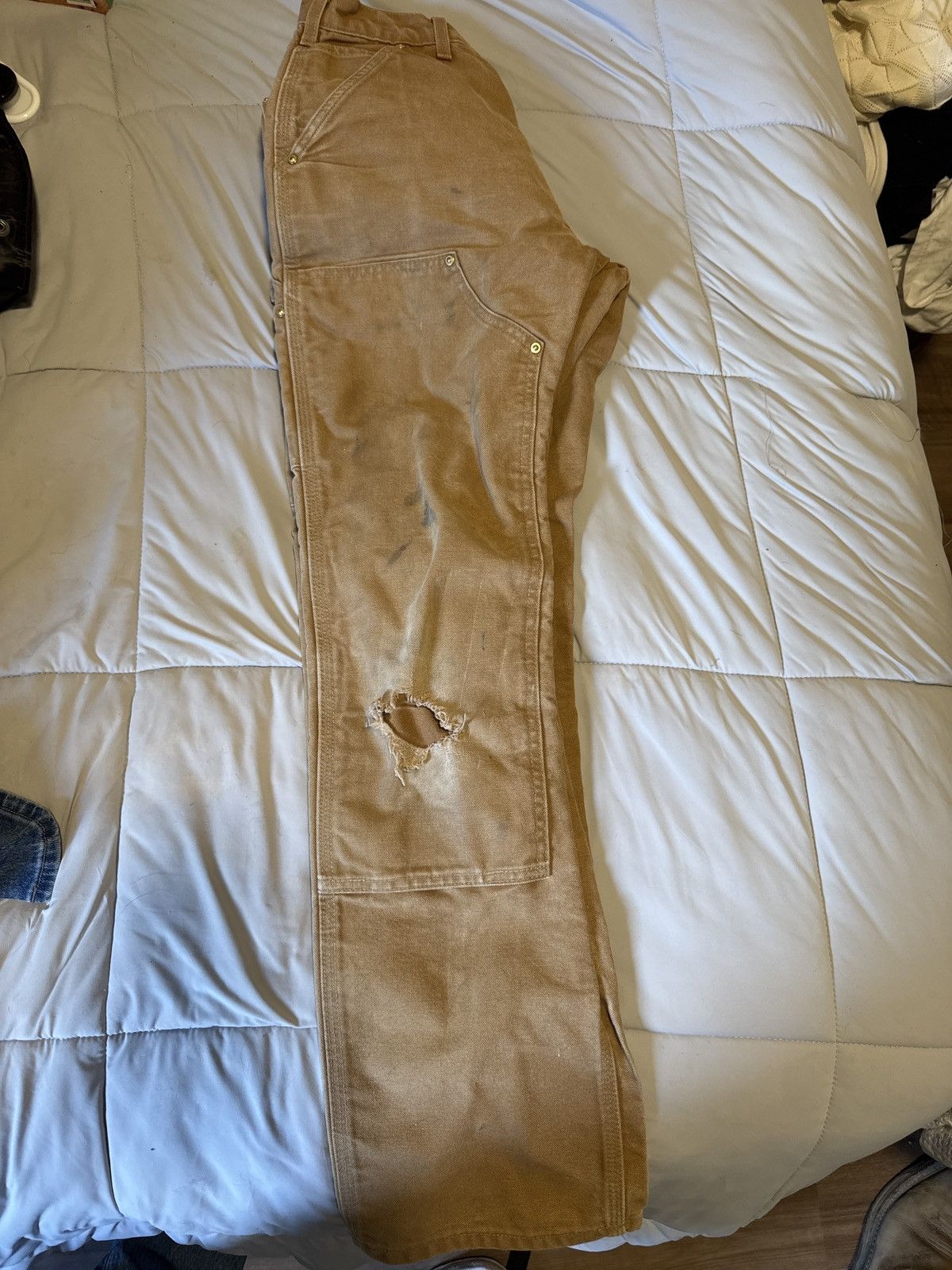 Carhartt × Vintage Vintage carhartt double knee pants Size US 28 / EU 44 - 6 Thumbnail