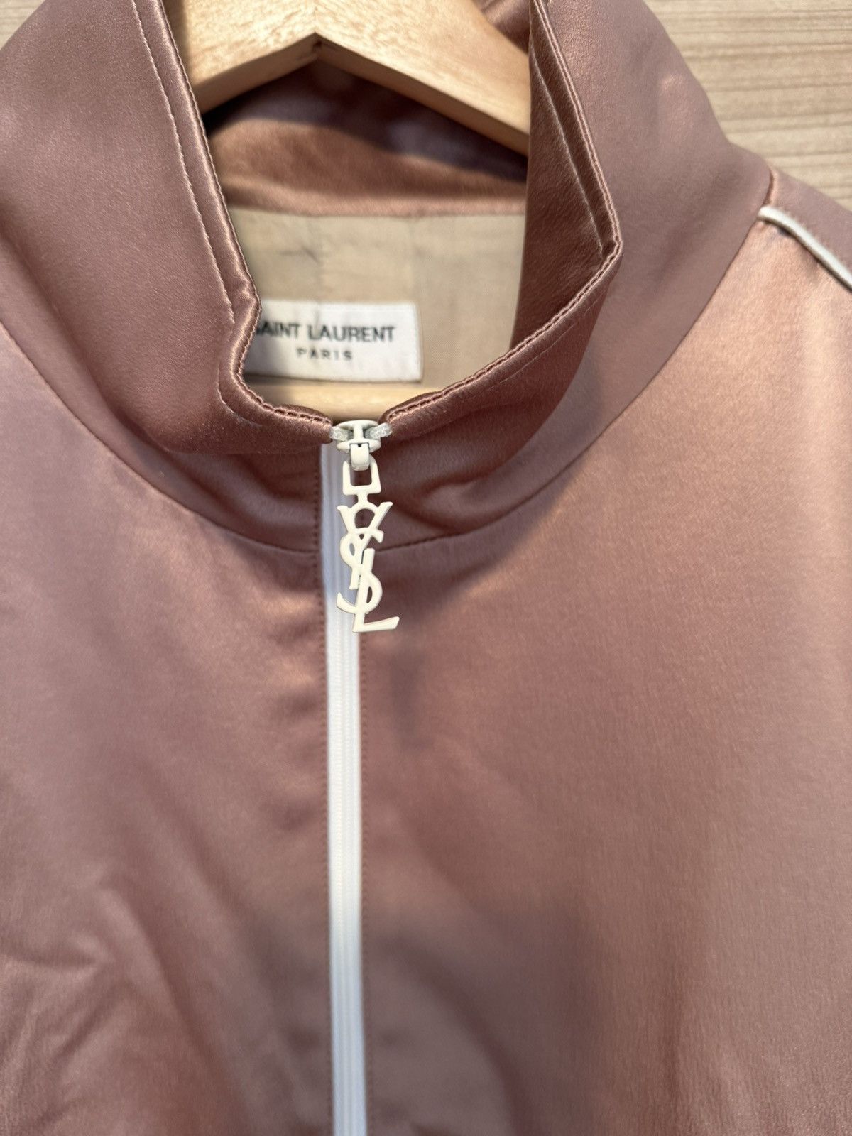 Saint Laurent Paris Saint Laurent Silk Zip Up Jacket Size US M / EU 48-50 / 2 - 4 Thumbnail