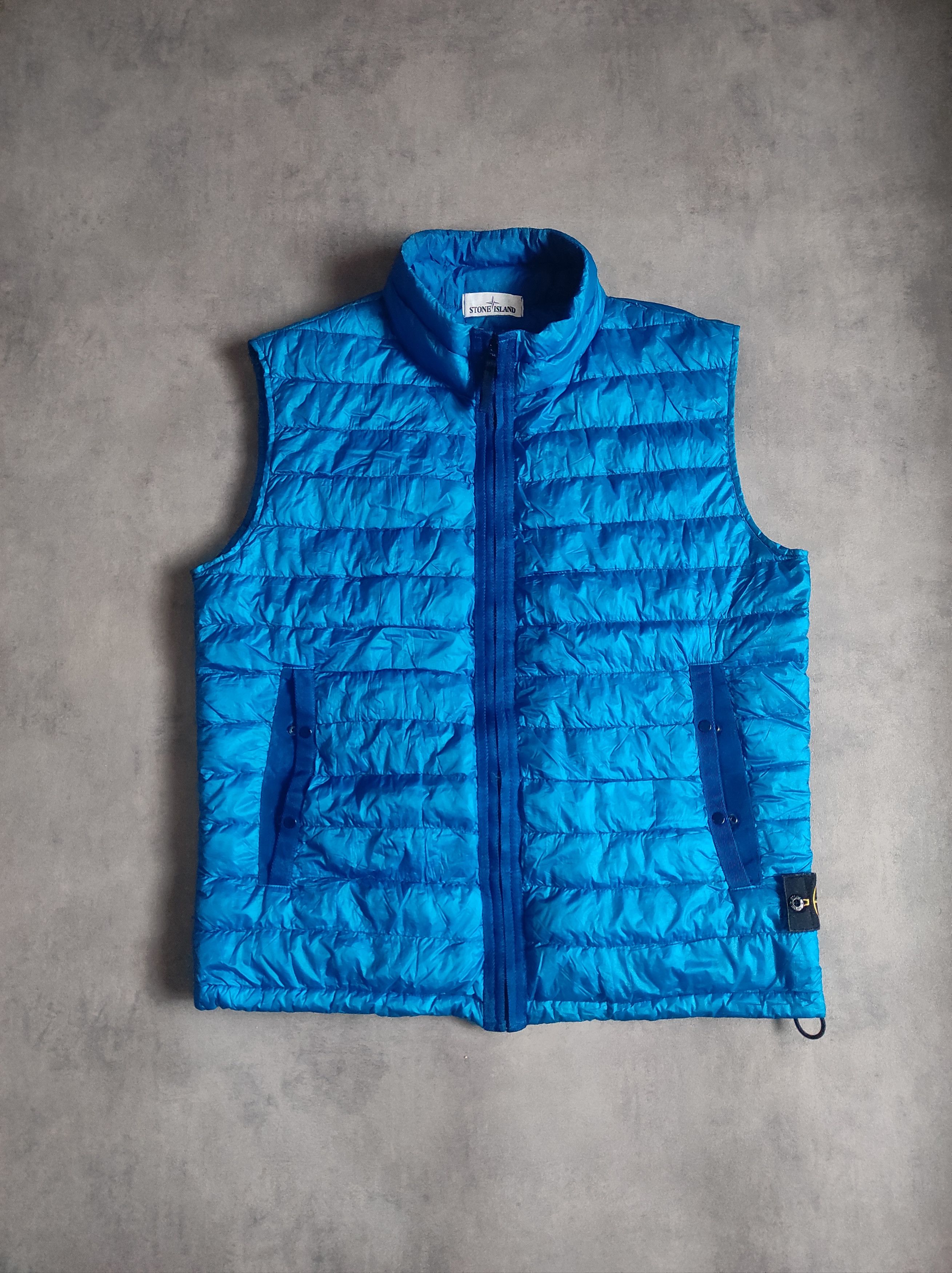 Stone Island Stone Island Garment dyed down vest bleu Size US XL / EU 56 / 4 - 1 Thumbnail