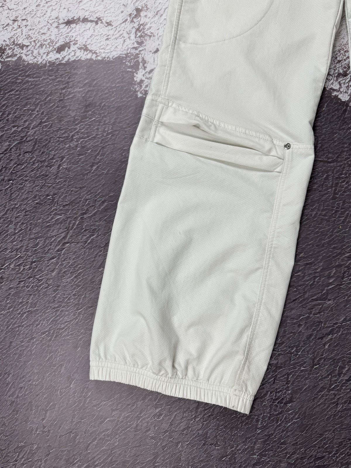 Nike Nike Vintage Y2K white wide flared track pants hype swoosh Size 30" / US 8 / IT 44 - 5 Thumbnail