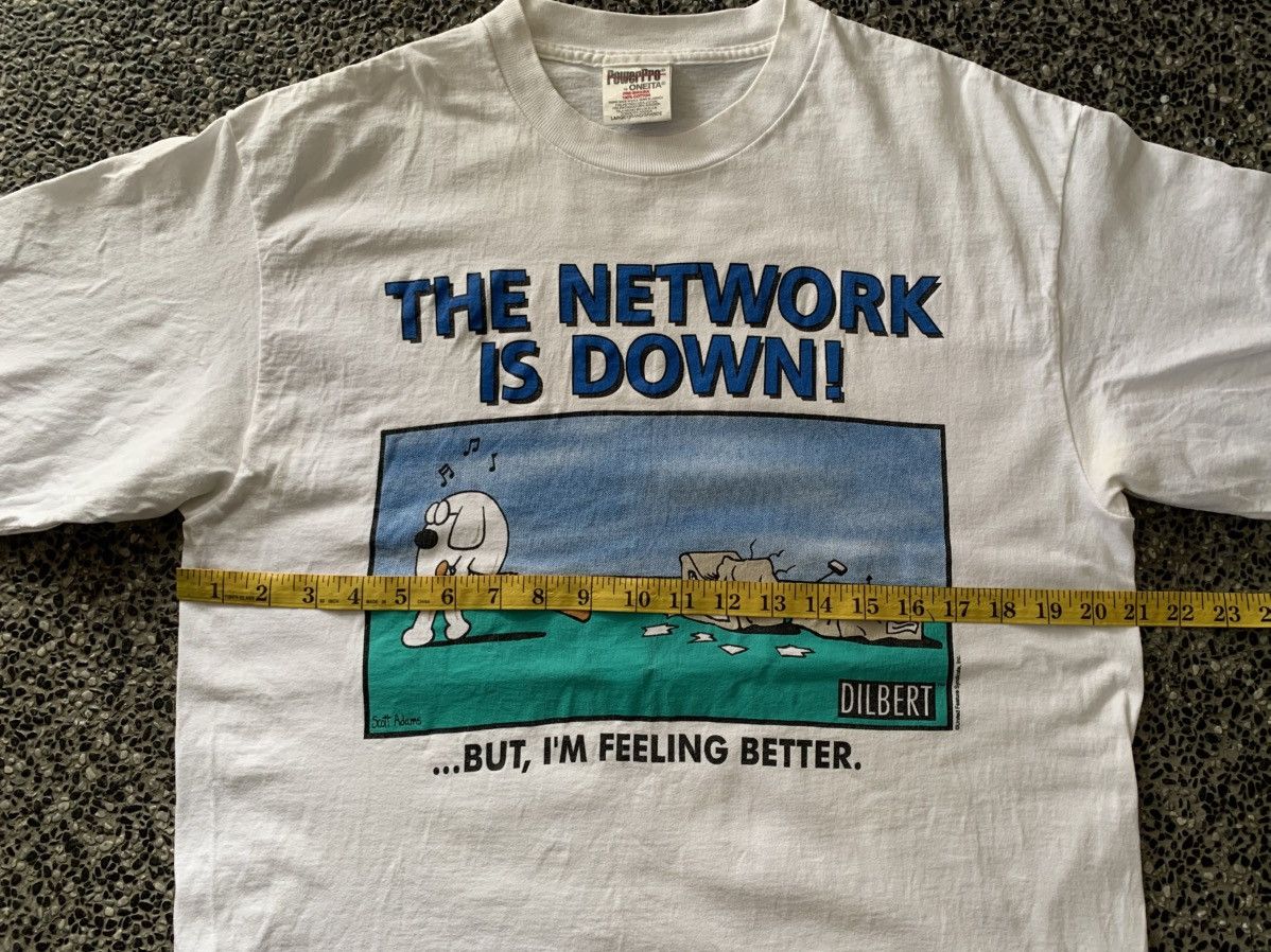 Arts & Science Vintage 90s Dilbert Scott Adams Graphics Art T shirt Size US L / EU 52-54 / 3 - 9 Thumbnail