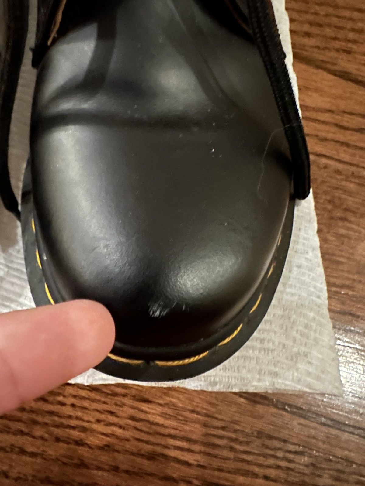 Dr. Martens Dr Martens Women's 1461 Smooth Leather Oxford Shoe in Black Size US 6 / IT 36 - 4 Thumbnail