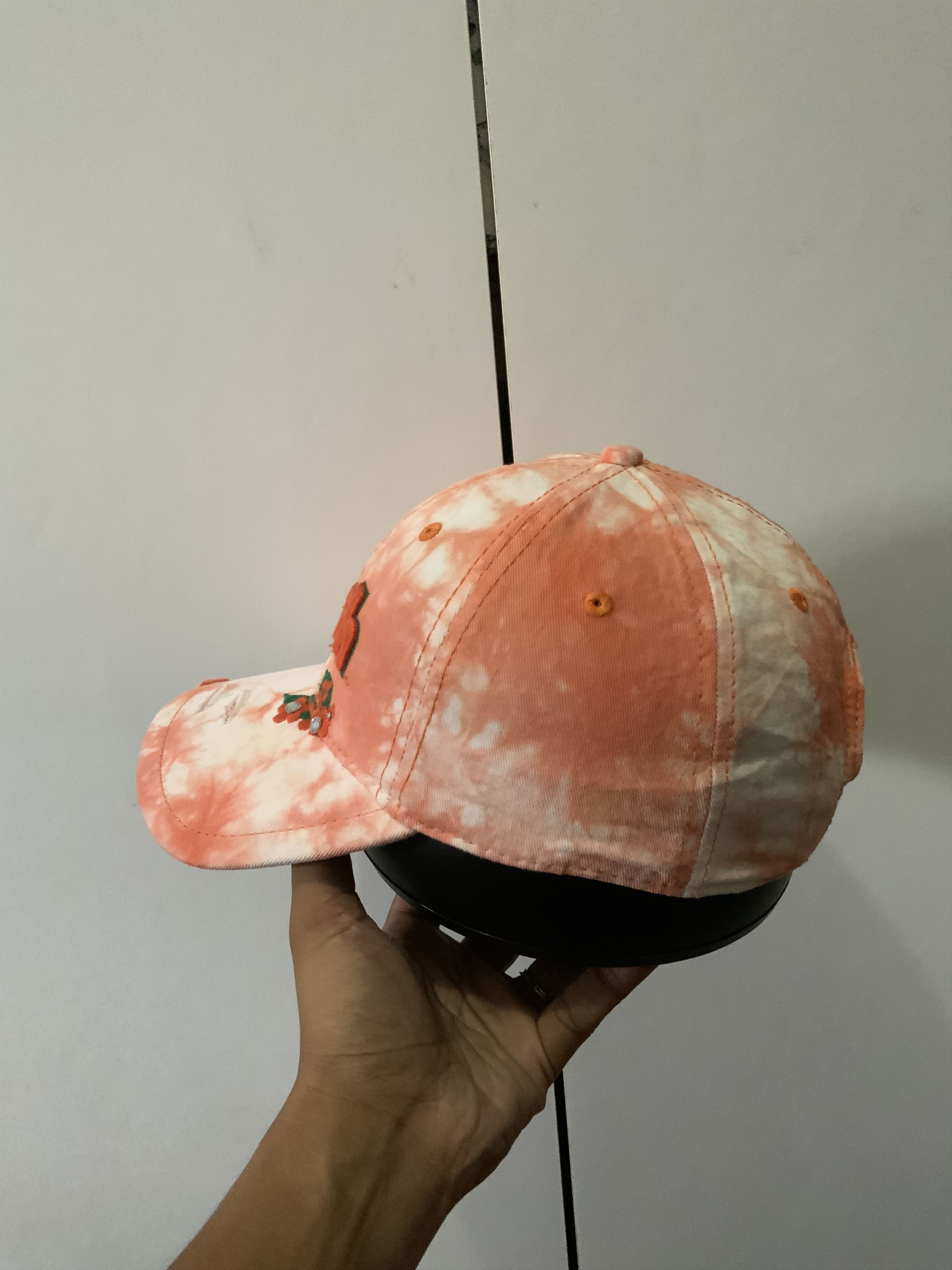 If Six Was Nine Crush Orange Tie Dye Hat Size ONE SIZE - 2 Thumbnail
