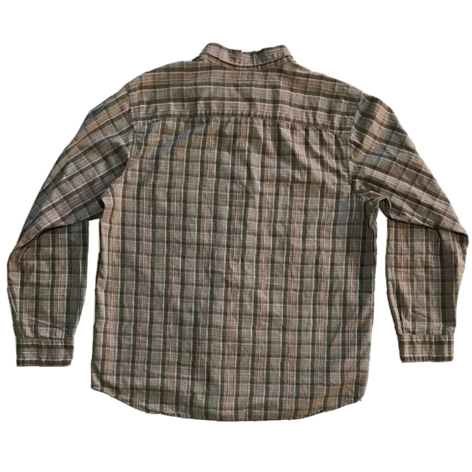 Vintage Columbia Shirt Plaid Button-Up Casual Knit Gray Long Sleeve Mens L Size US L / EU 52-54 / 3 - 4 Thumbnail