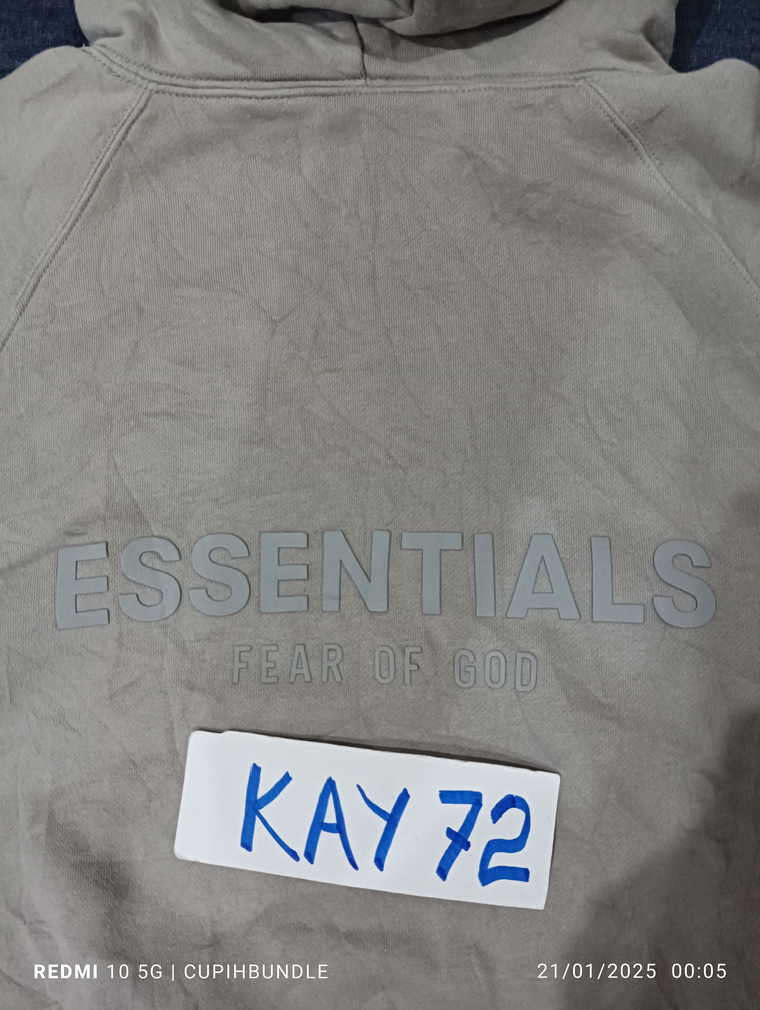 Essentials × Fear of God ESSENTIALS FEAR OF GOD HOODIE Size US S / EU 44-46 / 1 - 8 Thumbnail