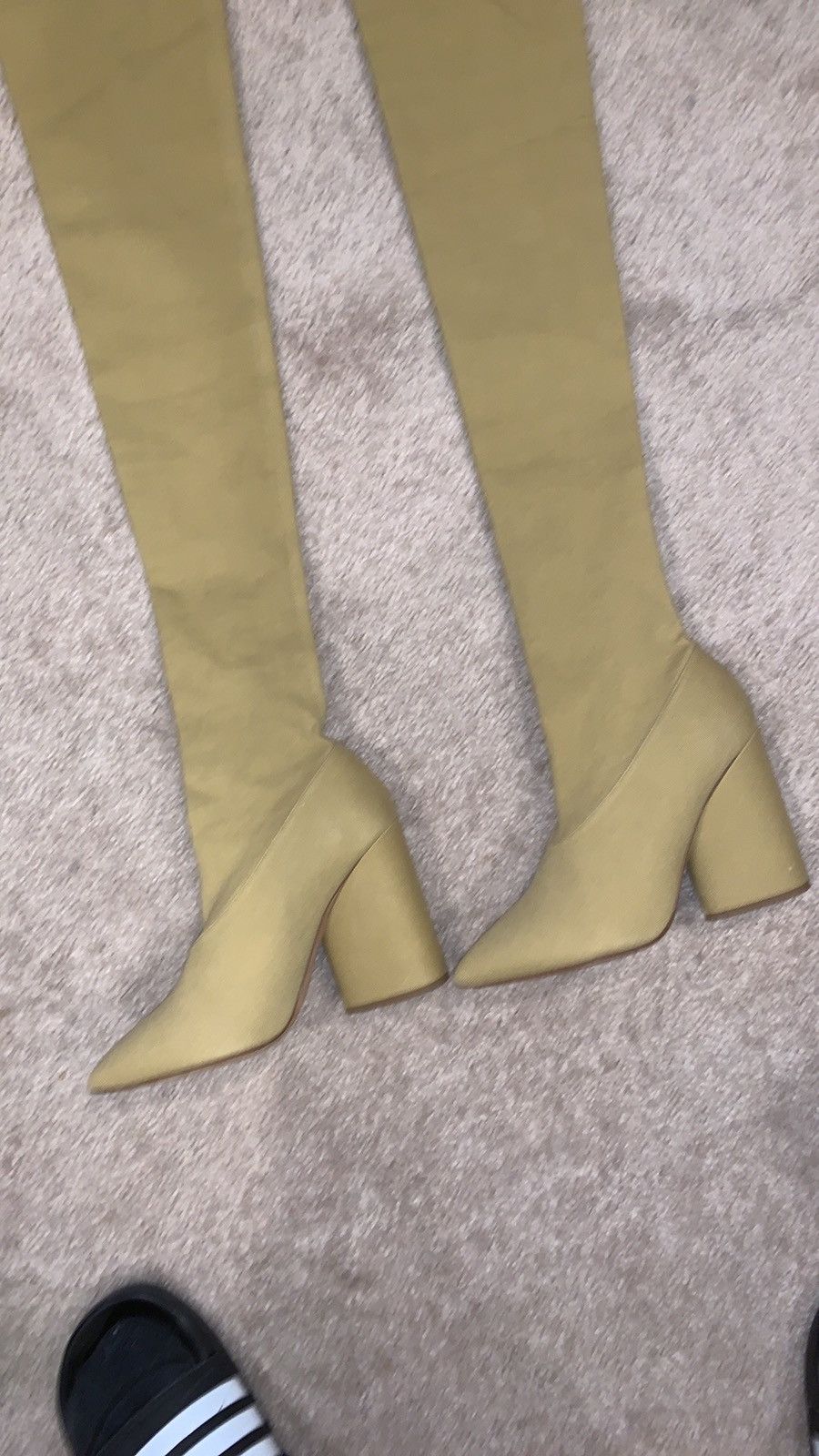 Yeezy YEEZY STRETCH CANVAS THIGH HIGH BOOTS 37/7 Size US 7 / IT 37 - 2 Thumbnail