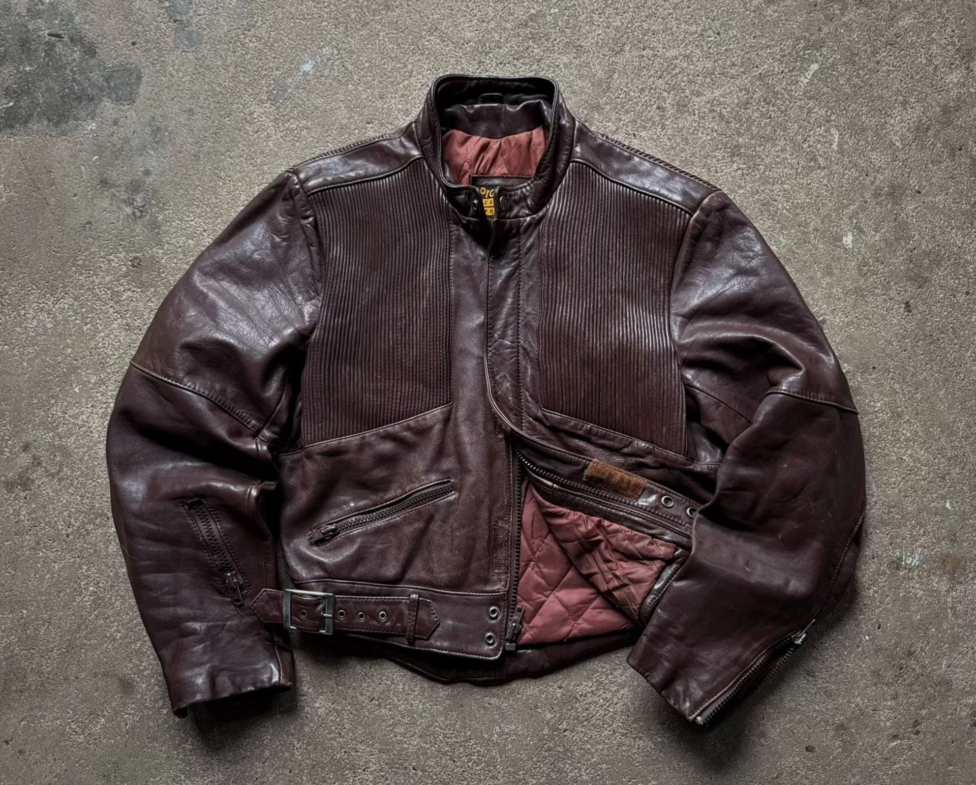 Vintage Vintage Protech Leather Motorcycle Jacket Size US XS / EU 42 / 0 - 1 Thumbnail