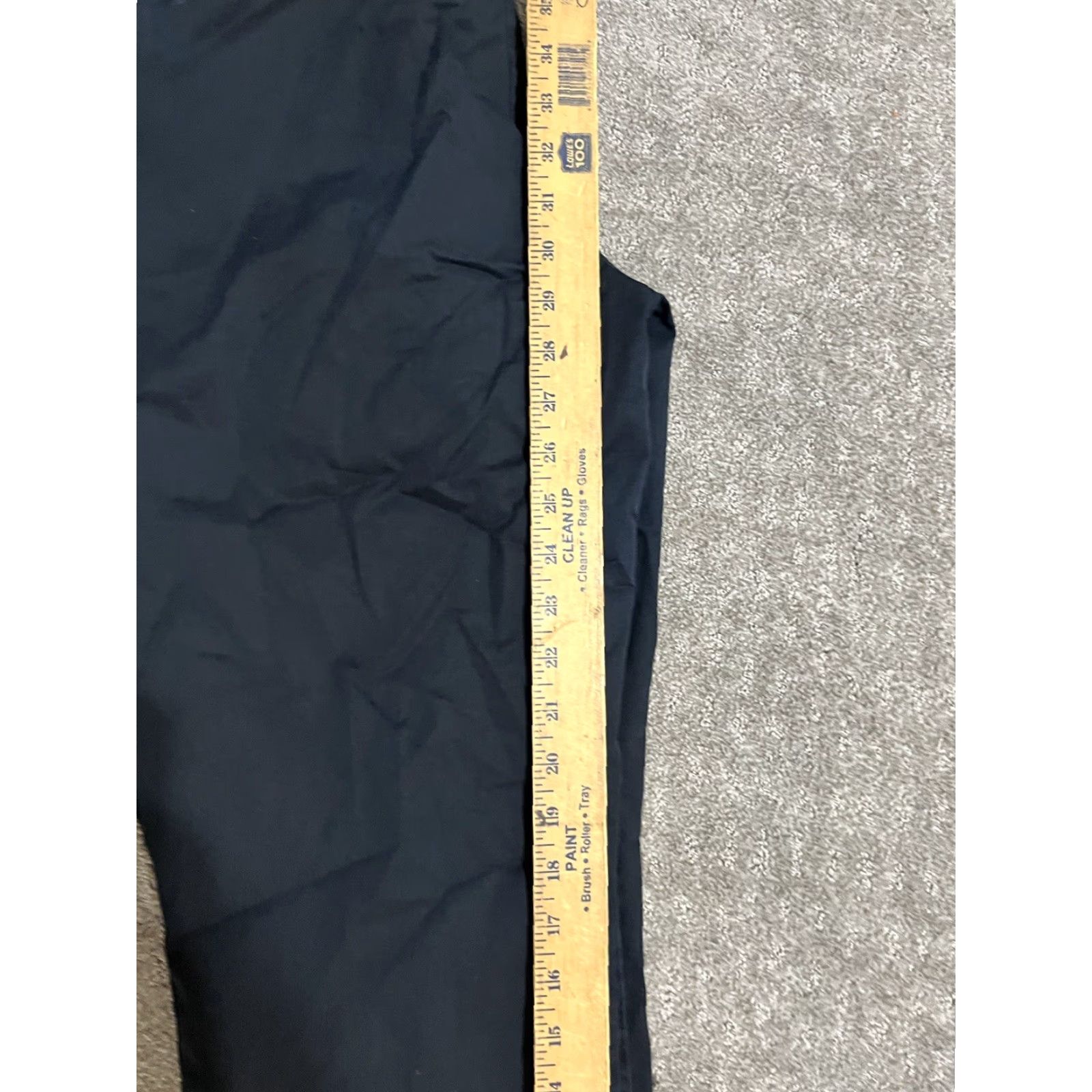 Lee LEE Women's Pant Straight Khaki All Day Mid Rise 10 Black Size 32" / US 10 / IT 46 - 7 Thumbnail