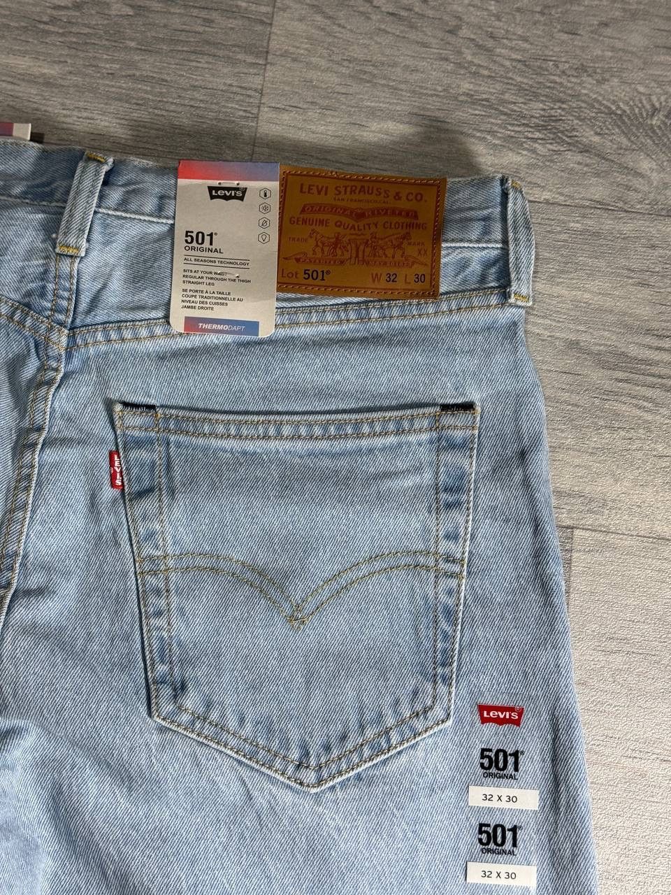 Levi's Levi’s 501 Thermodapt Jeans in Light Blue W32 L30 Size US 32 / EU 48 - 5 Thumbnail