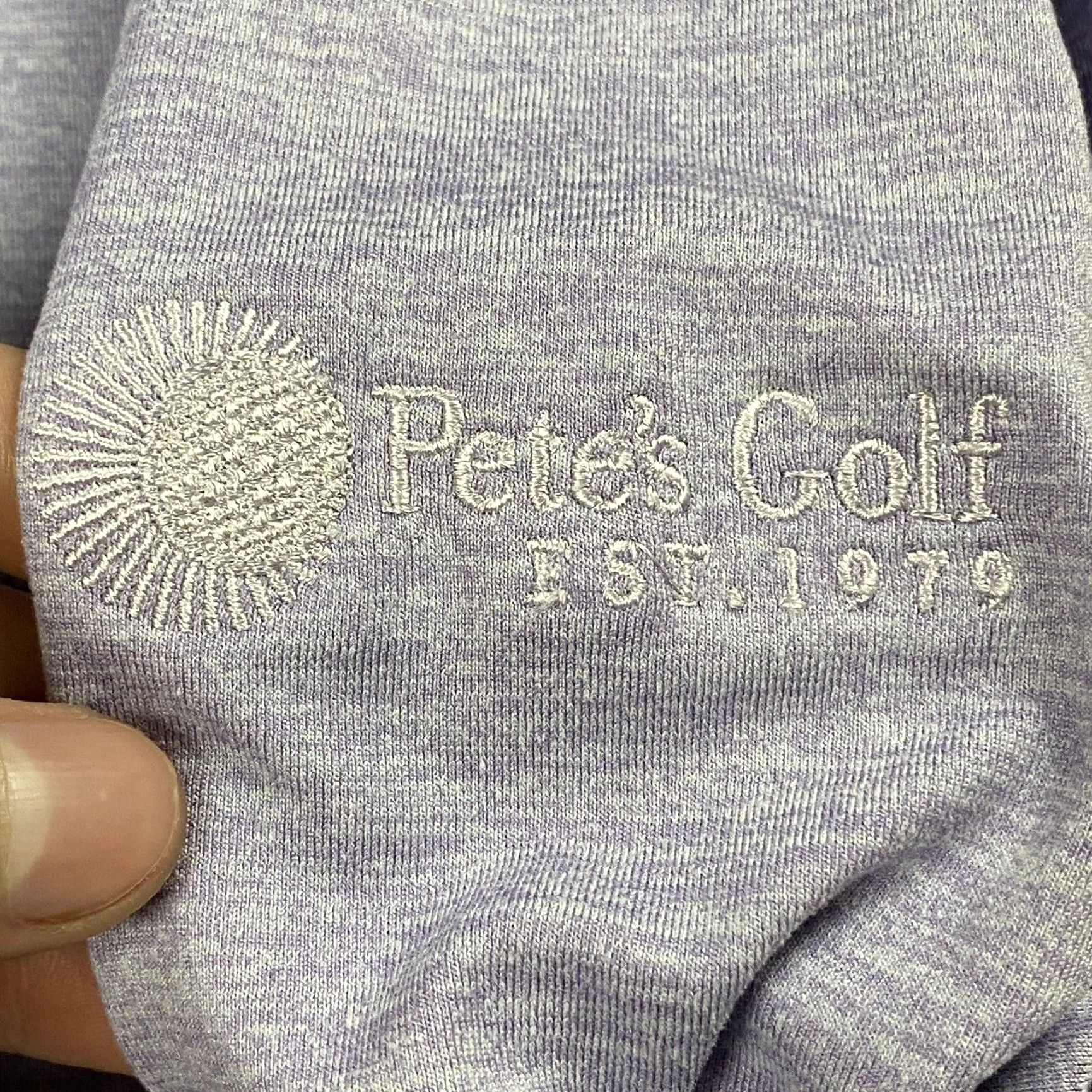 Vintage DUNNING GOLF PULLOVER 1/4 ZIP L Purple PERFORMANCE BODY GOLF NYC PETE'S Men Size US L / EU 52-54 / 3 - 4 Thumbnail