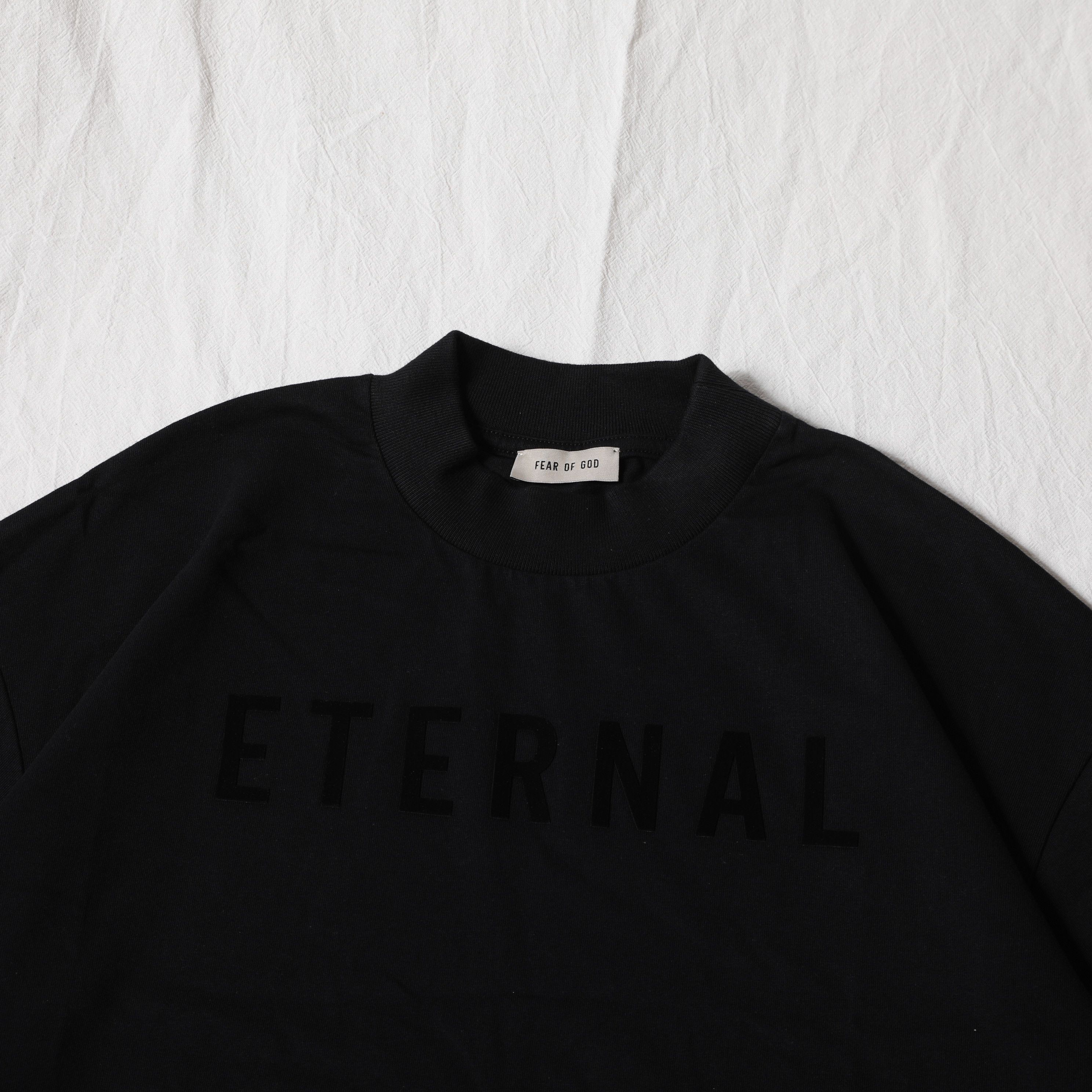 Fear of God Fear of God Eternal Collection Logo-Flocked Tee T-Shirt Size US M / EU 48-50 / 2 - 3 Thumbnail