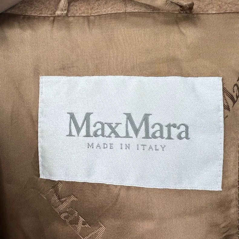 Max Mara Max Mara Khaki camel fur patchwork coat Size S / US 4 / IT 40 - 4 Thumbnail
