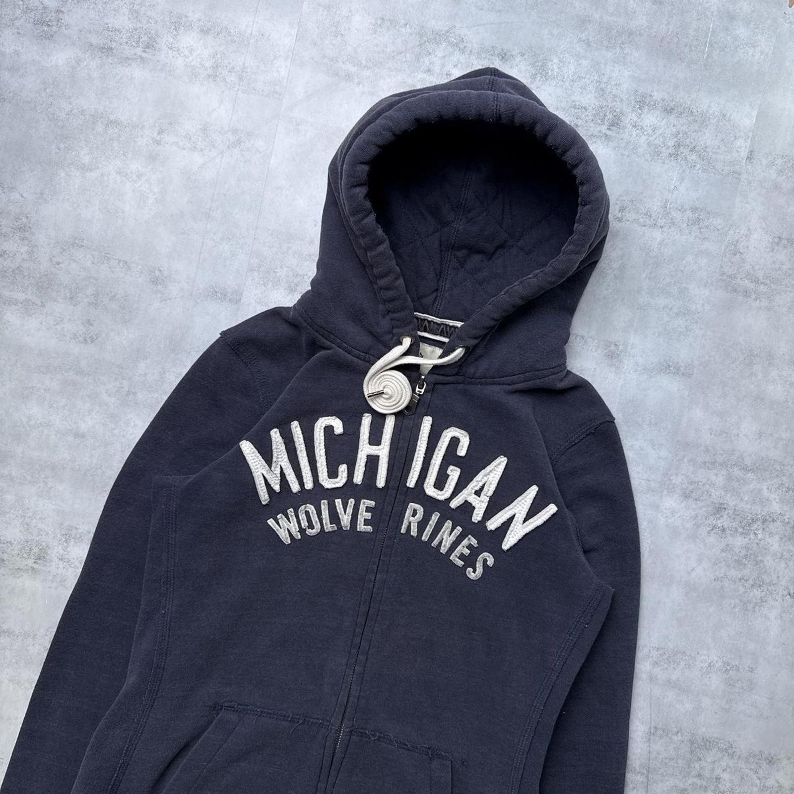 Other Y2K Michigan Wolverines Campus Crew 00s Zip Up Jacket Size US S / EU 44-46 / 1 - 4 Thumbnail