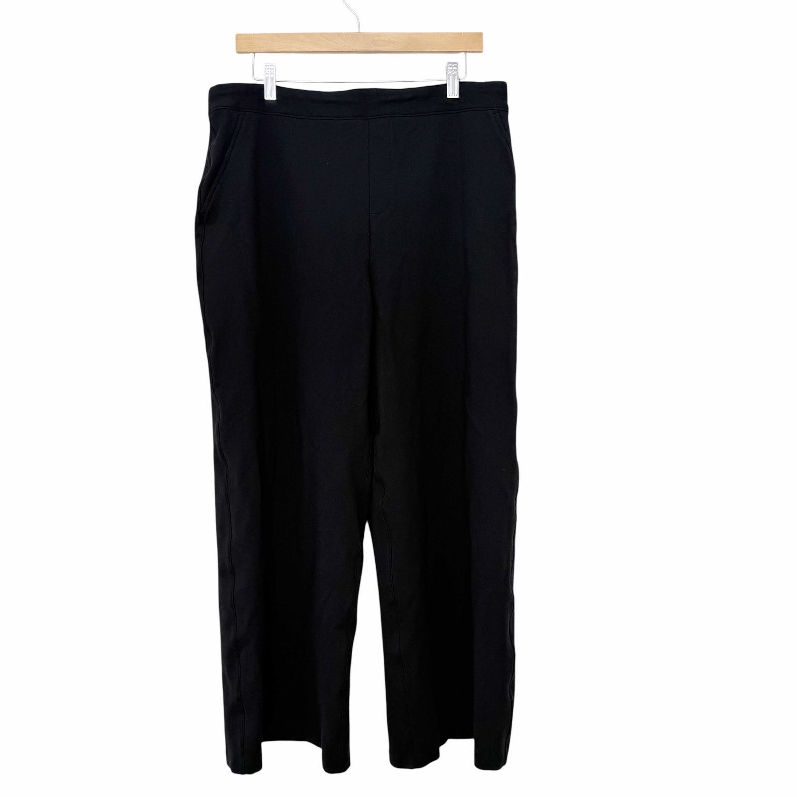 Spanx Spanx Black Pull On Wide Leg Pants Sz XL Size 38" / US 16 / IT 52 - 1 Thumbnail