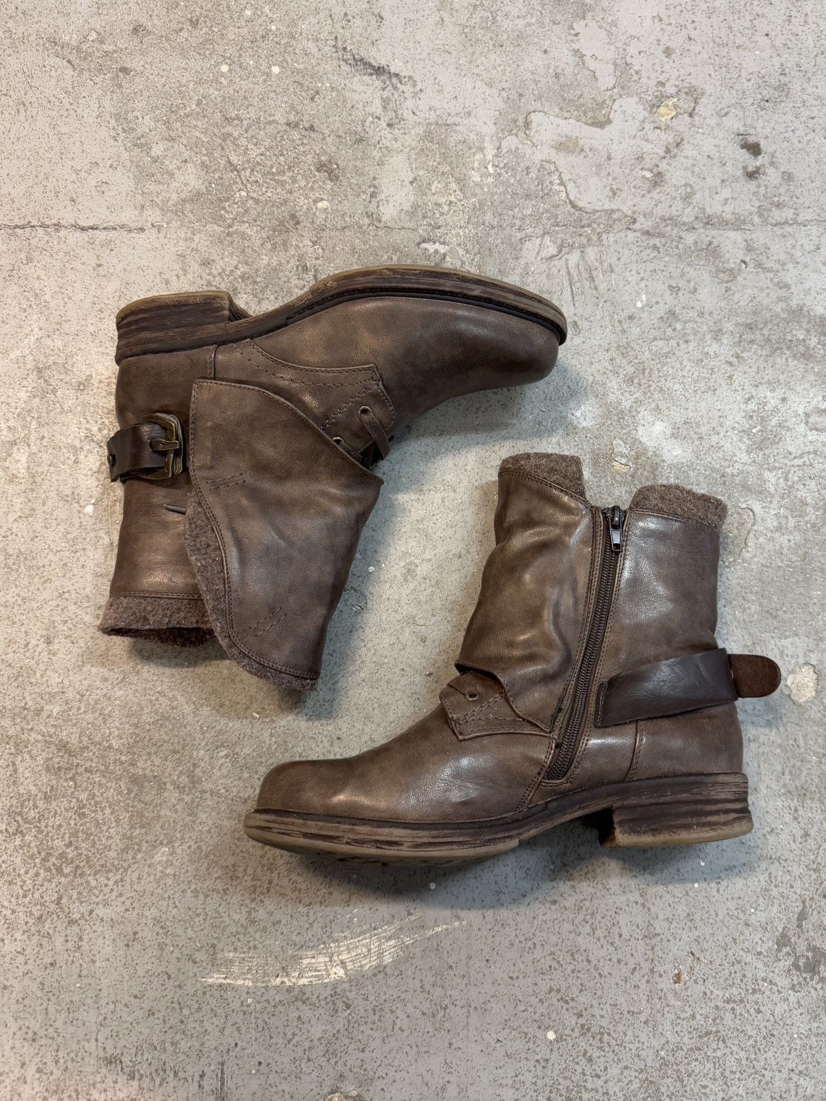 Vintage Vintage Leather Biker Boxer Boots Size US 8 / IT 38 - 3 Thumbnail
